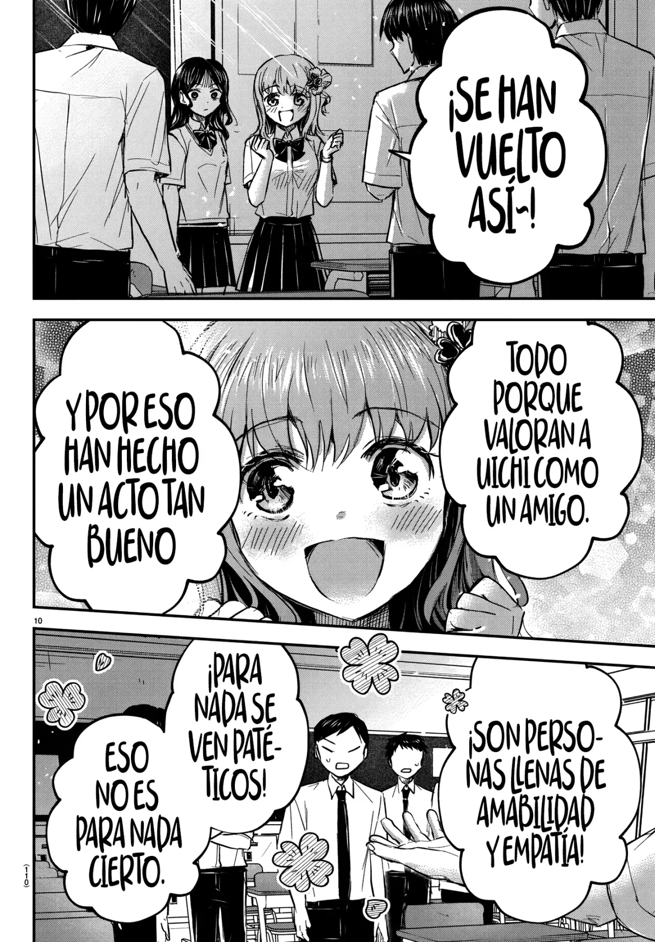 Kimi wa Yotsuba no Clover Capitulo 49: ¡Todos somos amigos! página 14