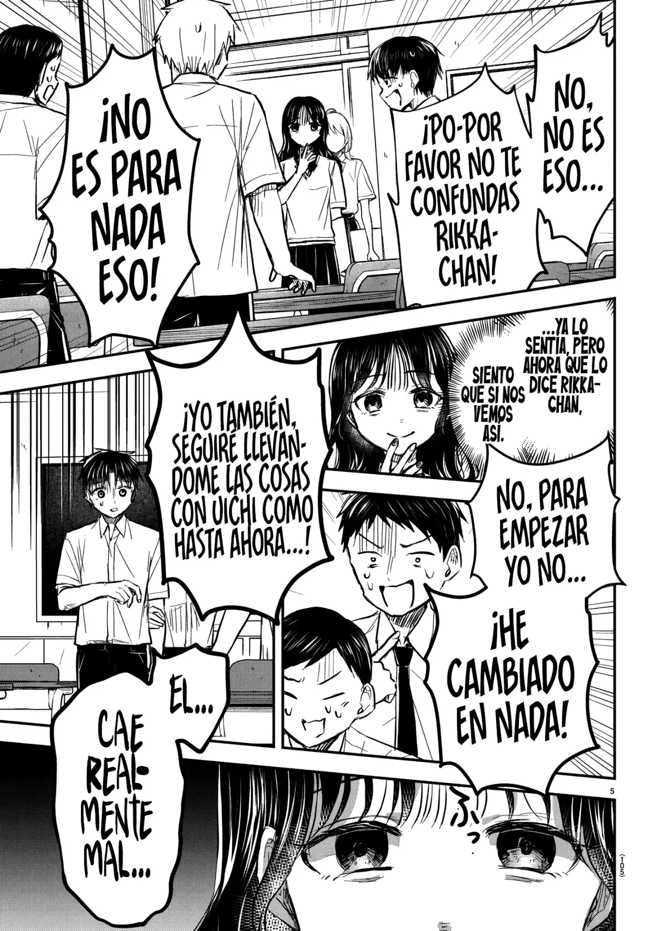 Kimi wa Yotsuba no Clover Capitulo 49: ¡Todos somos amigos! página 9
