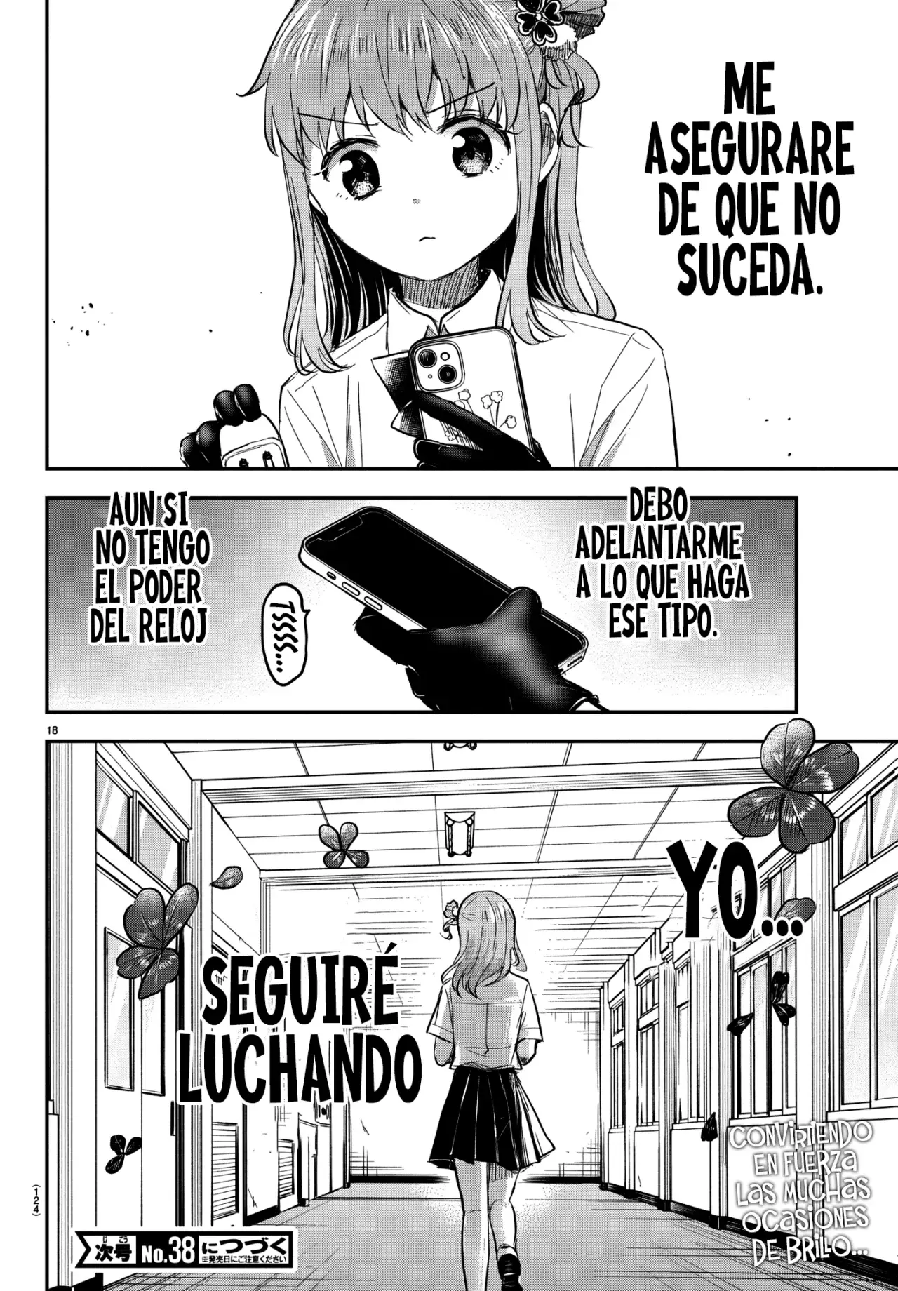 Kimi wa Yotsuba no Clover Capitulo 50: Estrategia. página 21