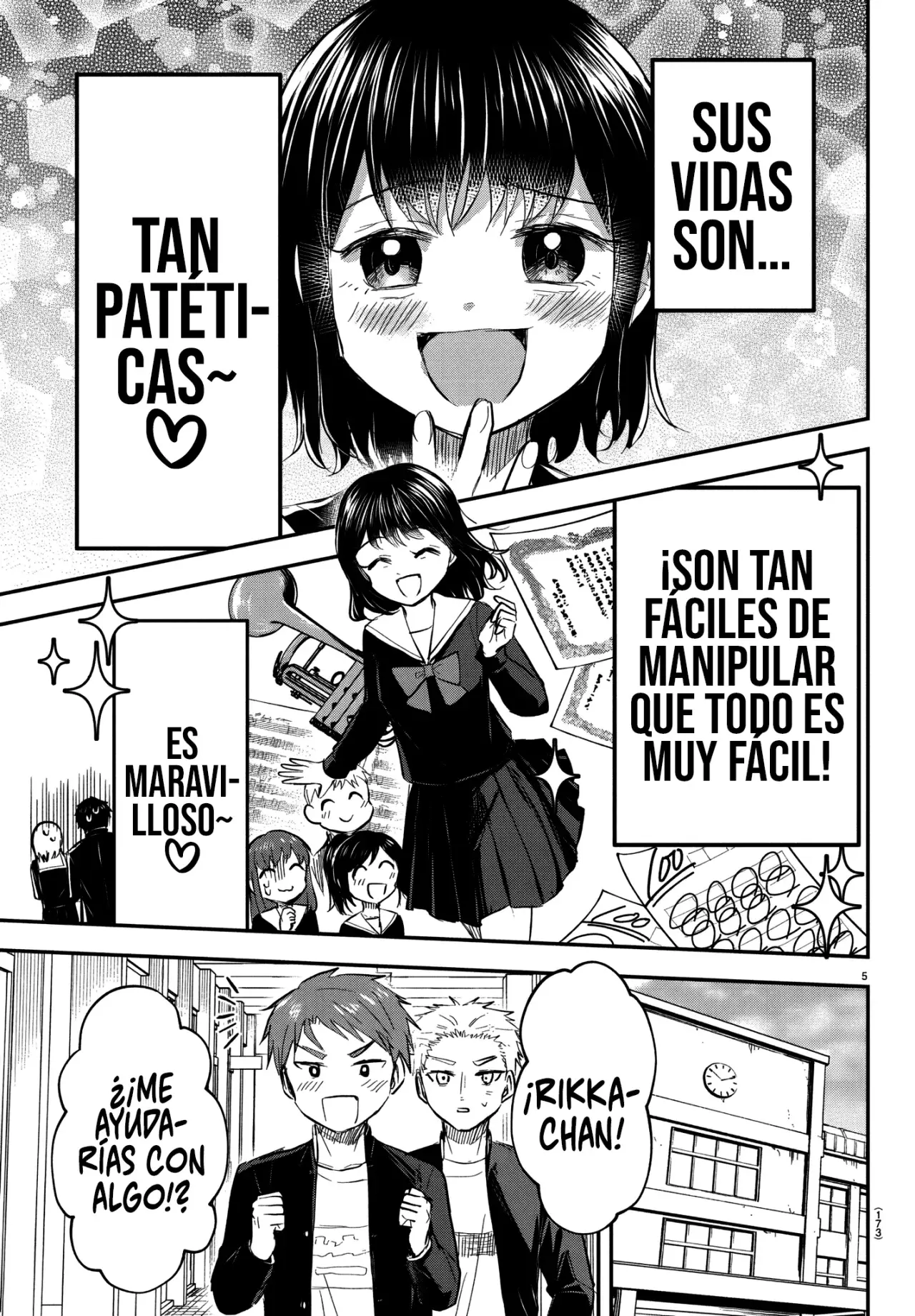 Kimi wa Yotsuba no Clover Capitulo 51: Rikawa Rikka. página 8