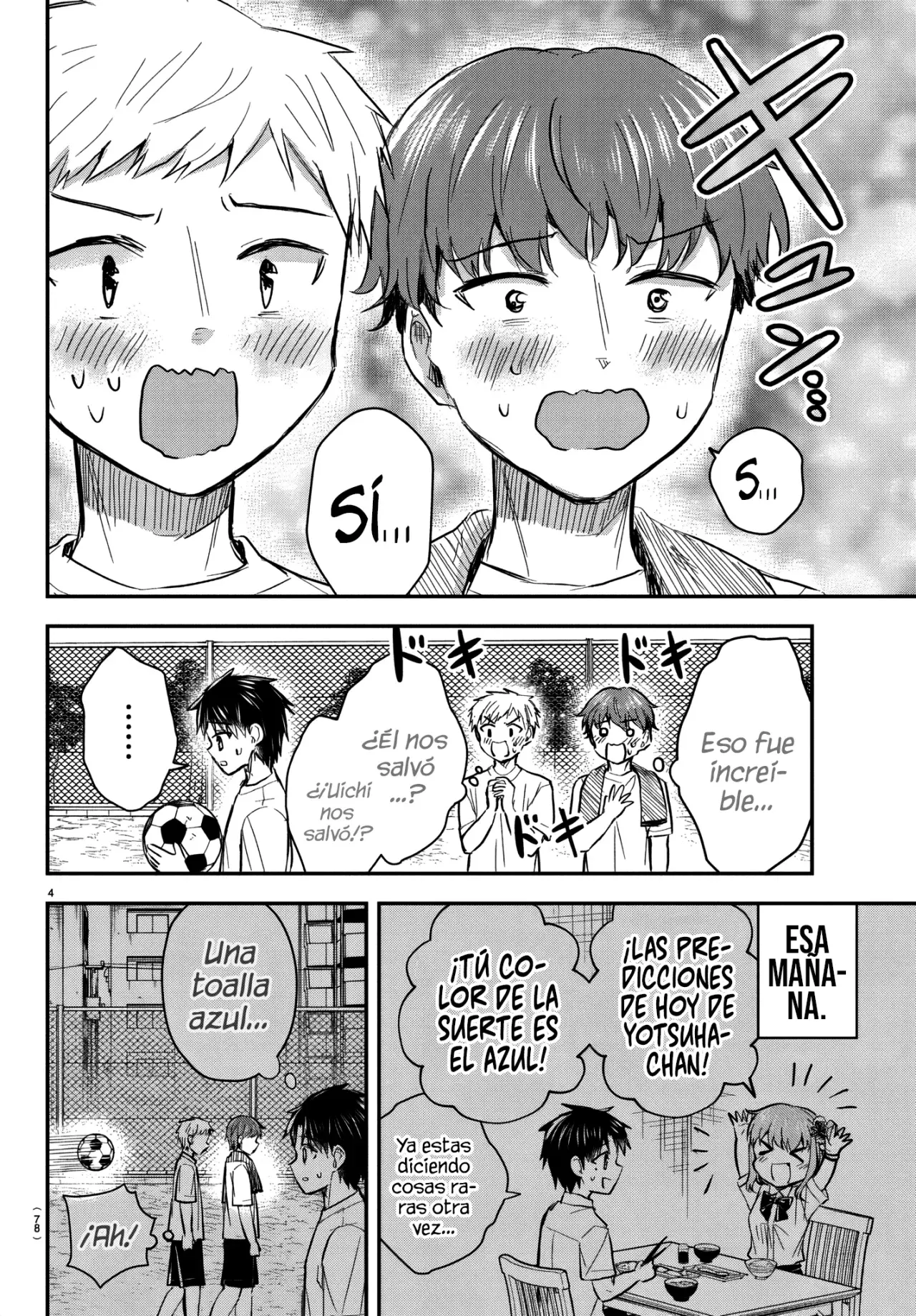 Kimi wa Yotsuba no Clover Capitulo 52: Solo un poco. página 7
