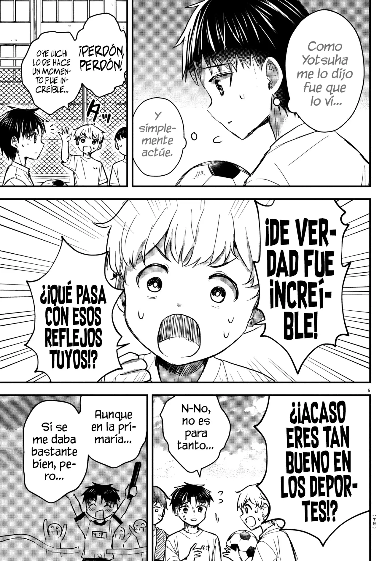 Kimi wa Yotsuba no Clover Capitulo 52: Solo un poco. página 8
