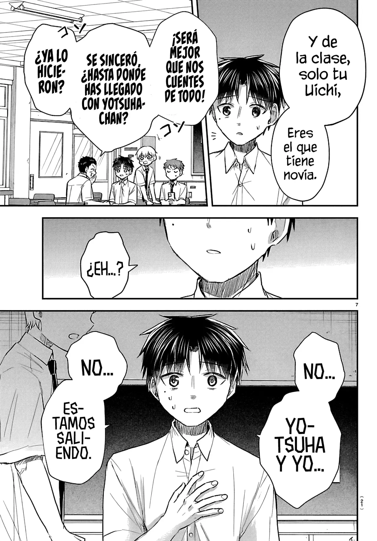 Kimi wa Yotsuba no Clover Capitulo 53: ¡Te quiero mucho! página 11