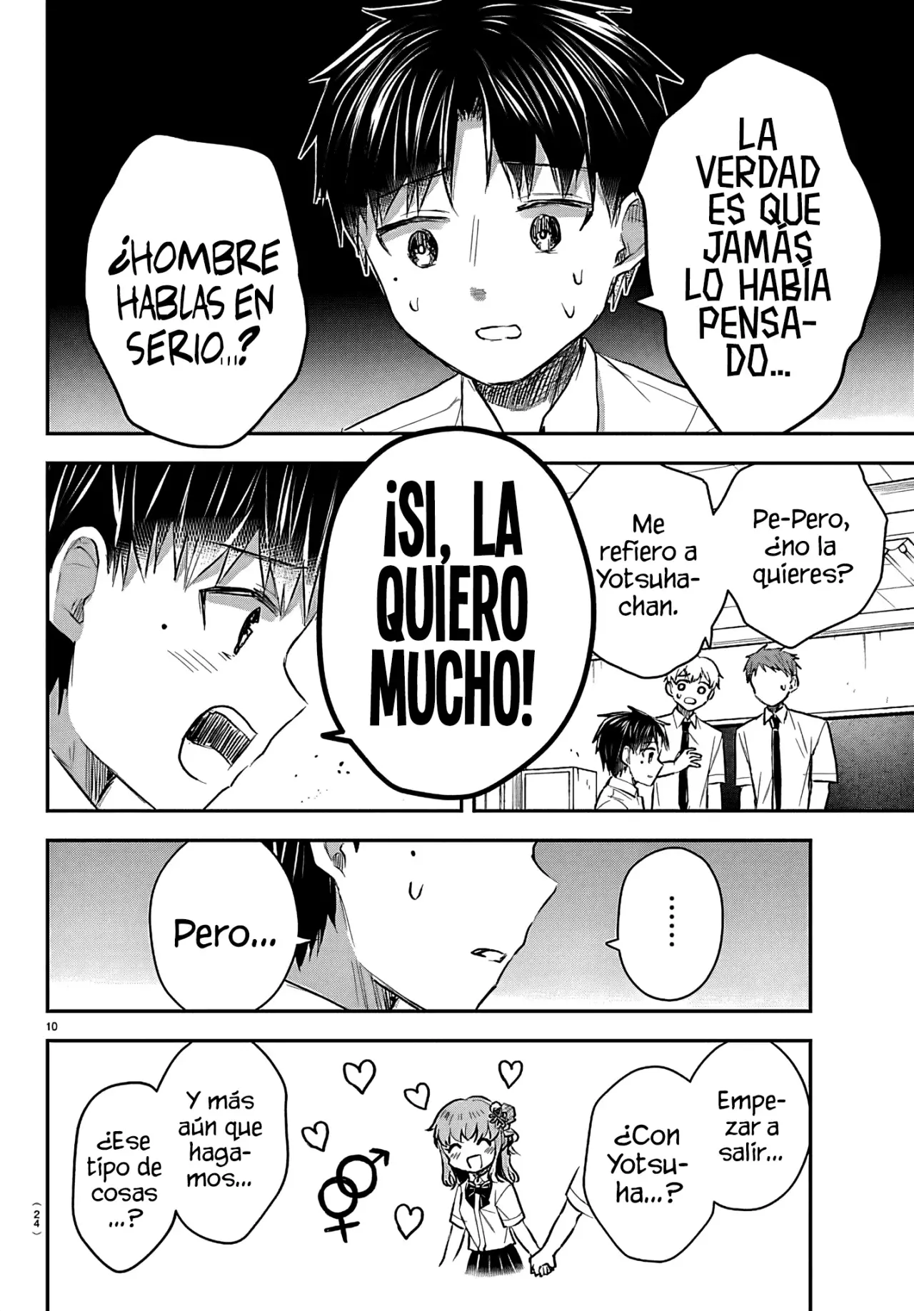 Kimi wa Yotsuba no Clover Capitulo 53: ¡Te quiero mucho! página 14