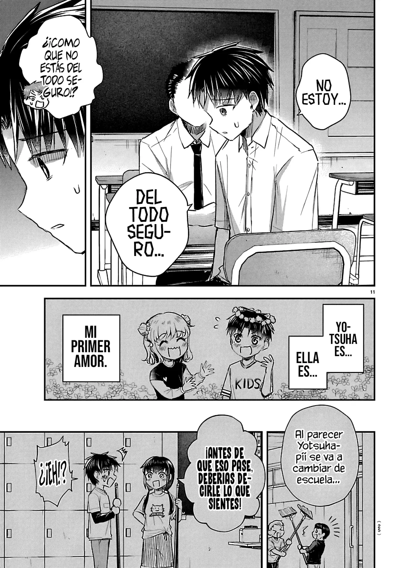 Kimi wa Yotsuba no Clover Capitulo 53: ¡Te quiero mucho! página 15