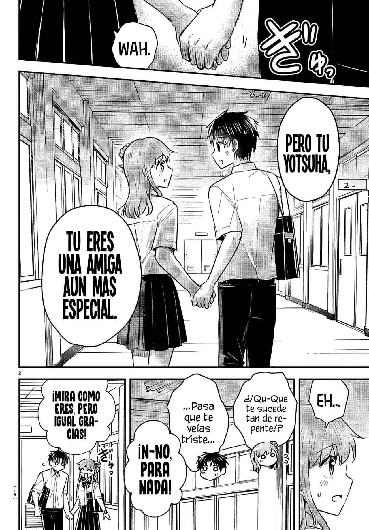Kimi wa Yotsuba no Clover Capitulo 53: ¡Te quiero mucho! página 6