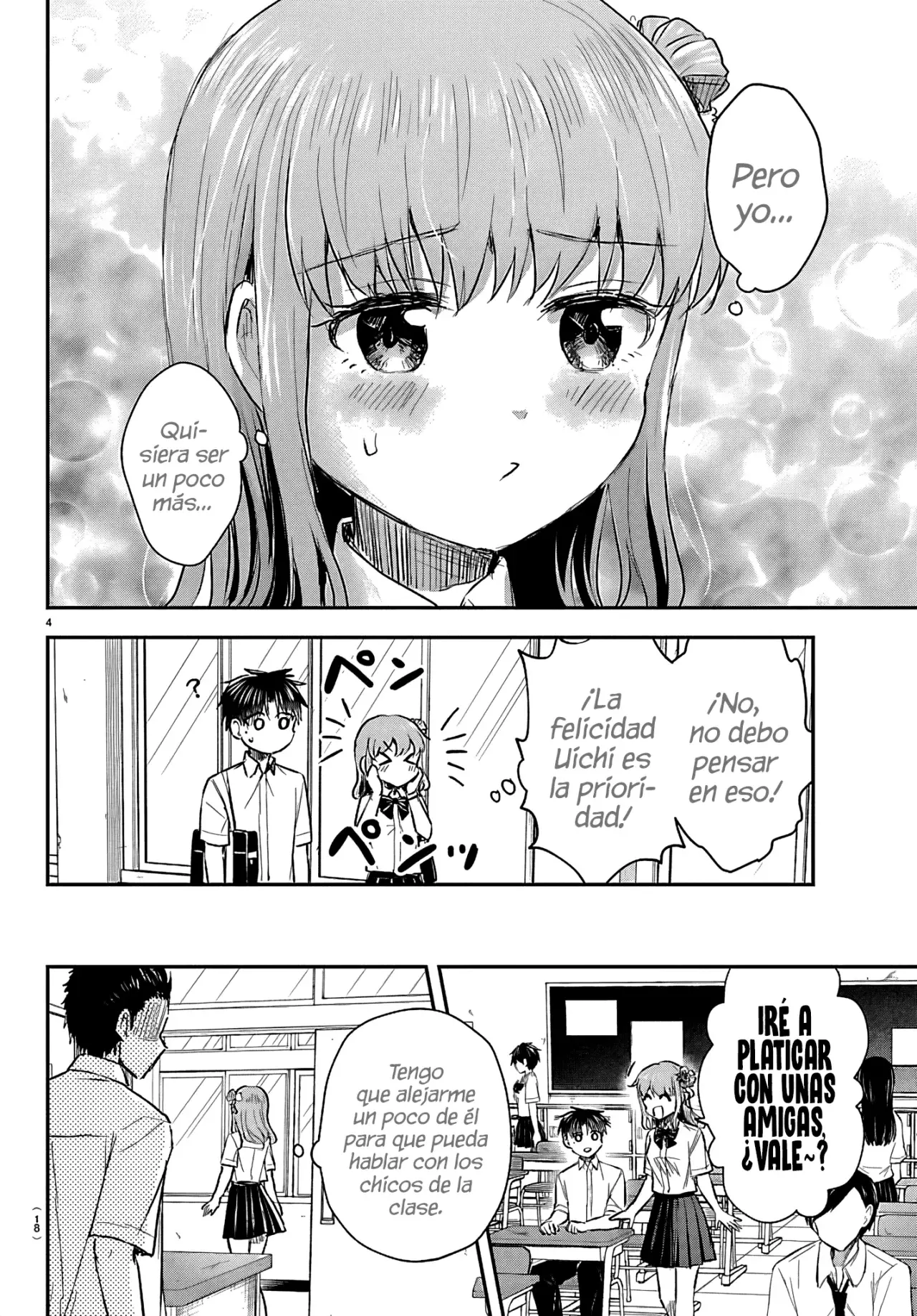 Kimi wa Yotsuba no Clover Capitulo 53: ¡Te quiero mucho! página 8