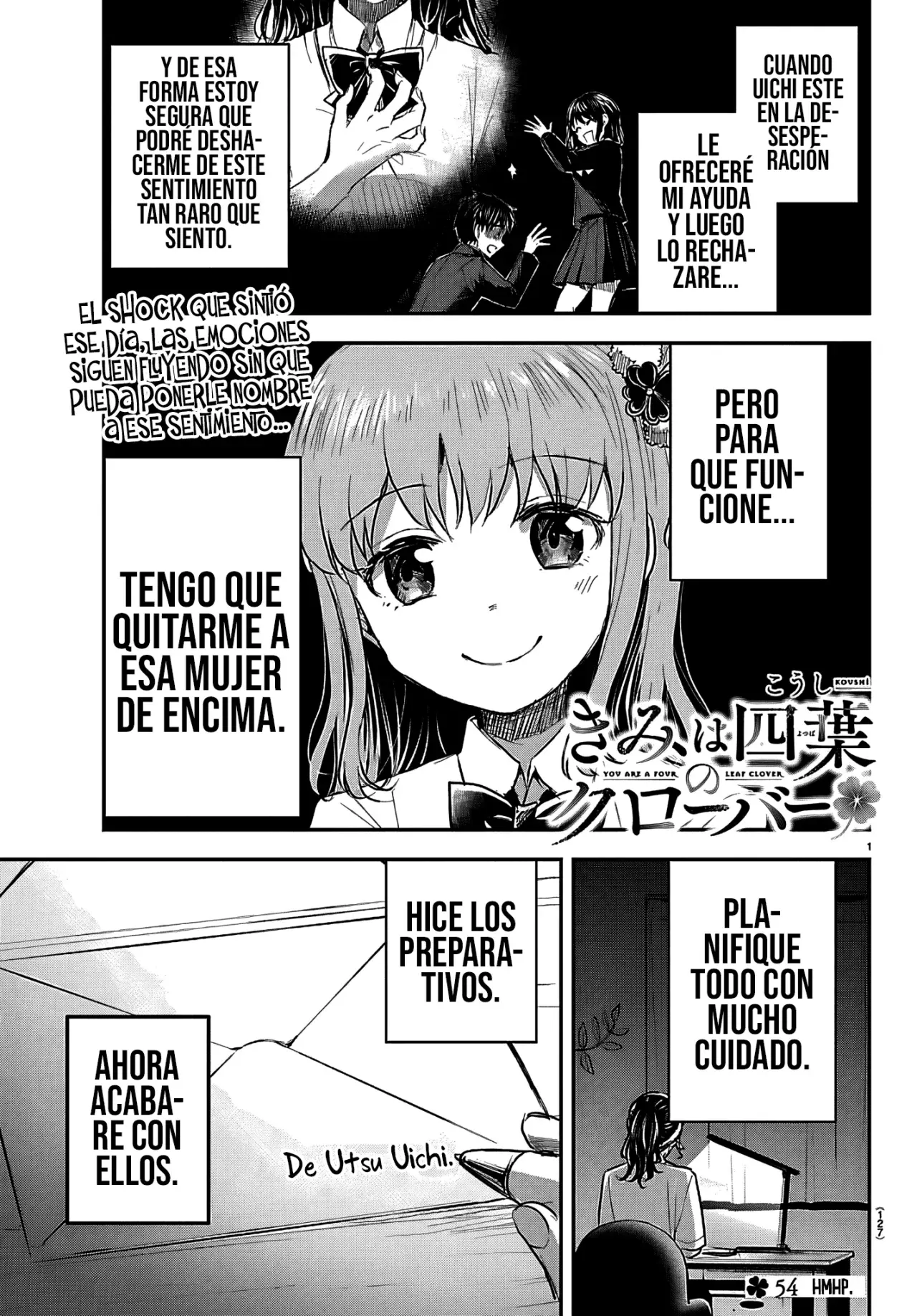 Kimi wa Yotsuba no Clover Capitulo 54: Hmph. página 4