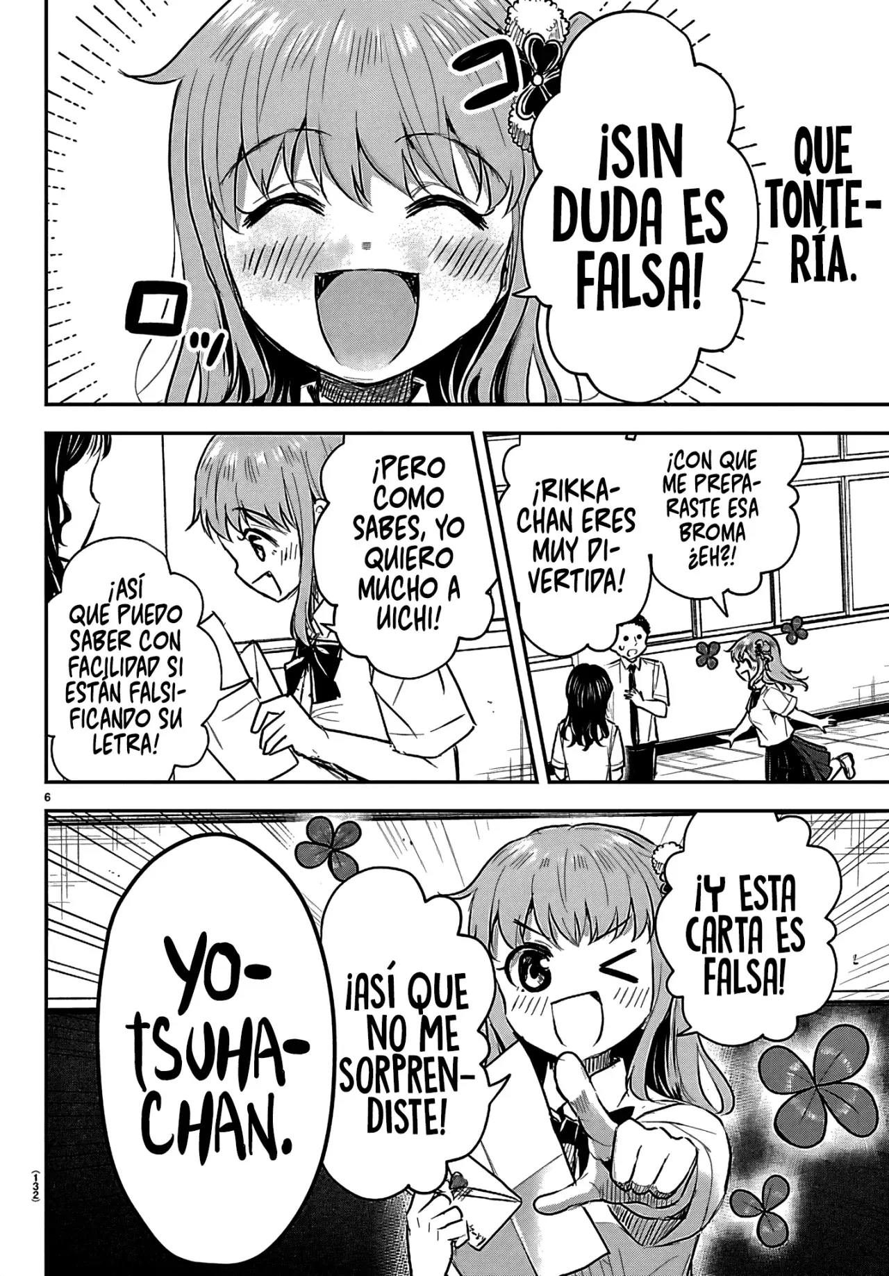 Kimi wa Yotsuba no Clover Capitulo 54: Hmph. página 9