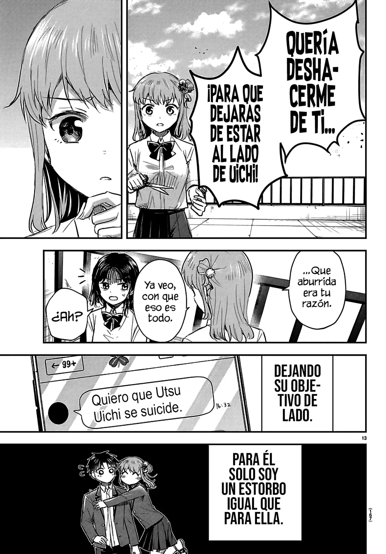 Kimi wa Yotsuba no Clover Capitulo 56: Extraño. página 16