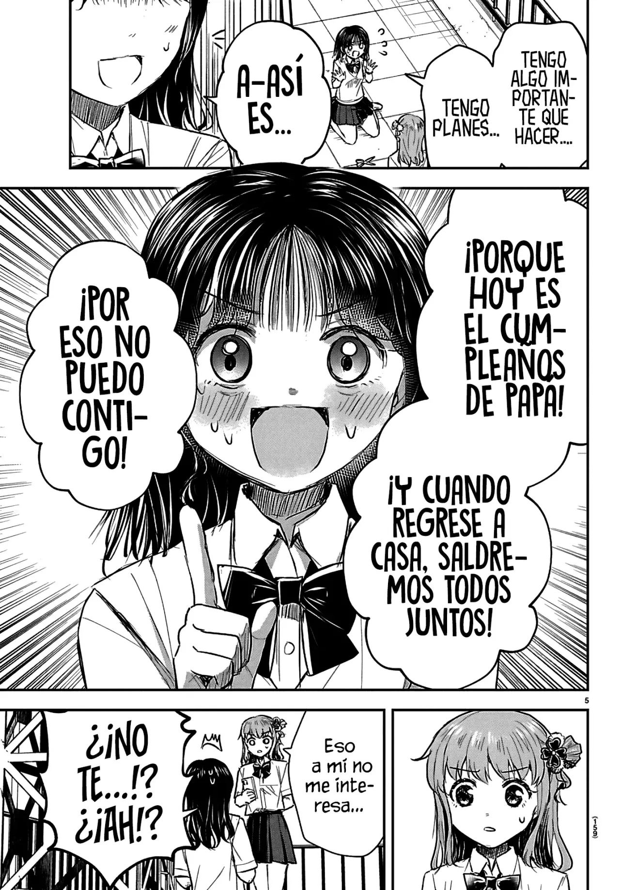 Kimi wa Yotsuba no Clover Capitulo 56: Extraño. página 8