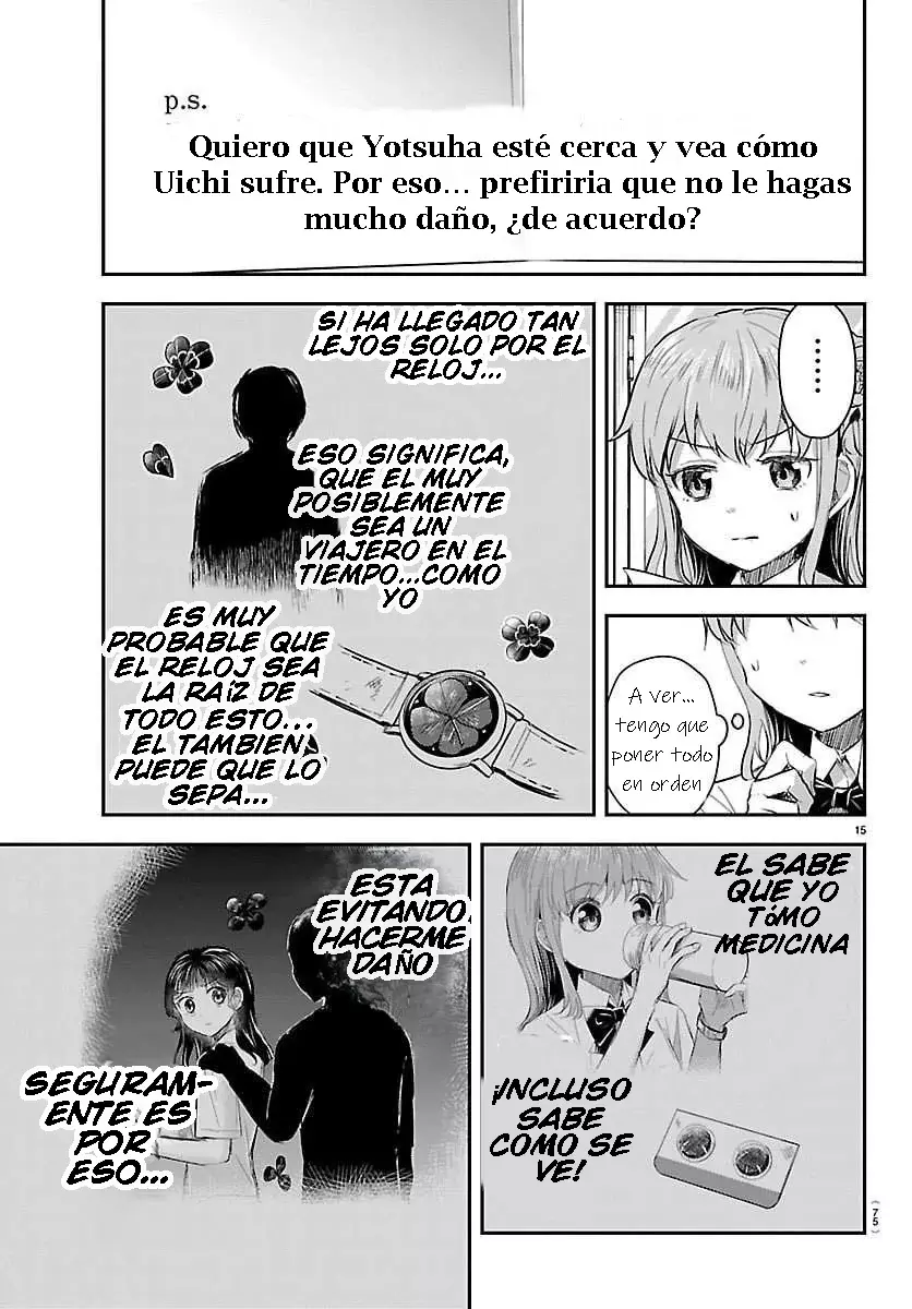 Kimi wa Yotsuba no Clover Capitulo 63: Carta. página 15
