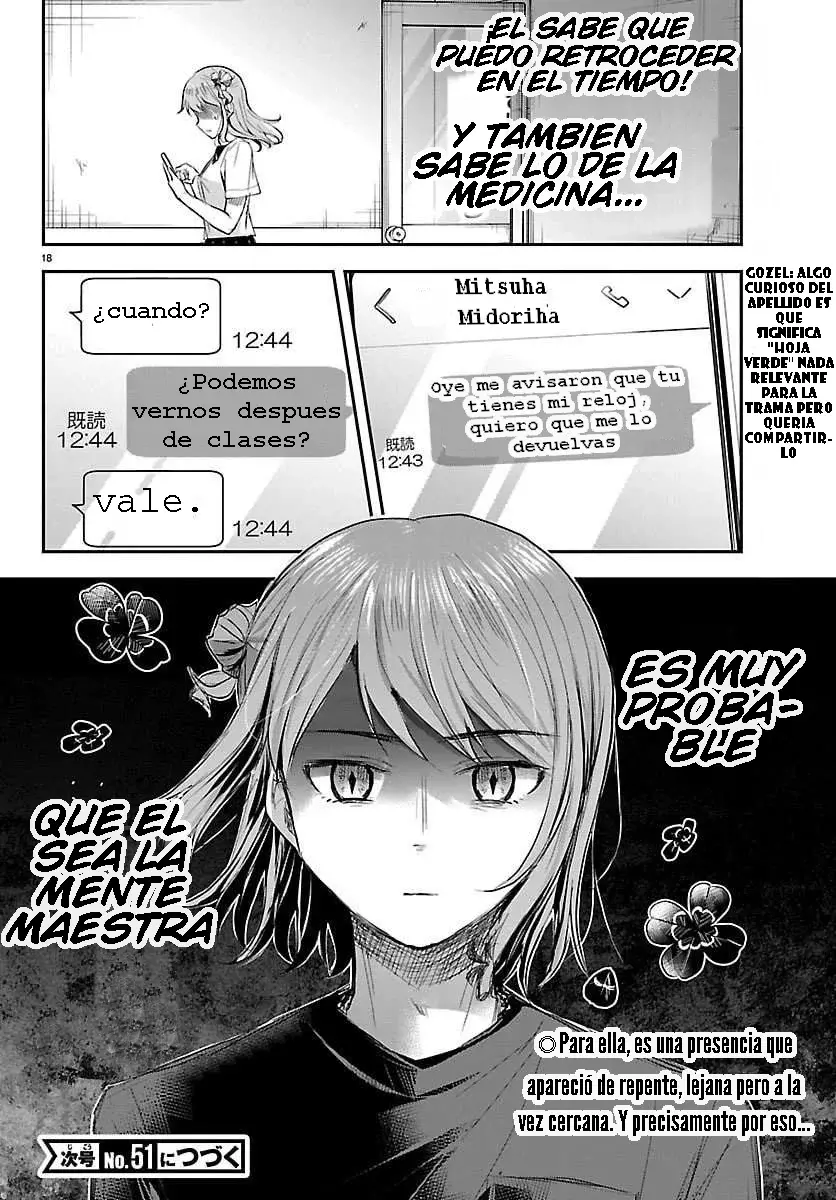 Kimi wa Yotsuba no Clover Capitulo 63: Carta. página 18
