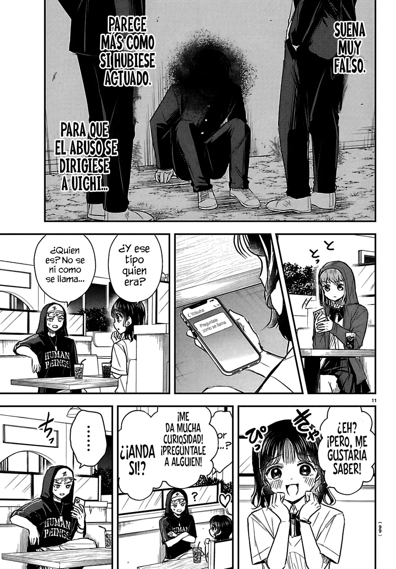 Kimi wa Yotsuba no Clover Capitulo 65: La malicia de los de secundaria. página 14