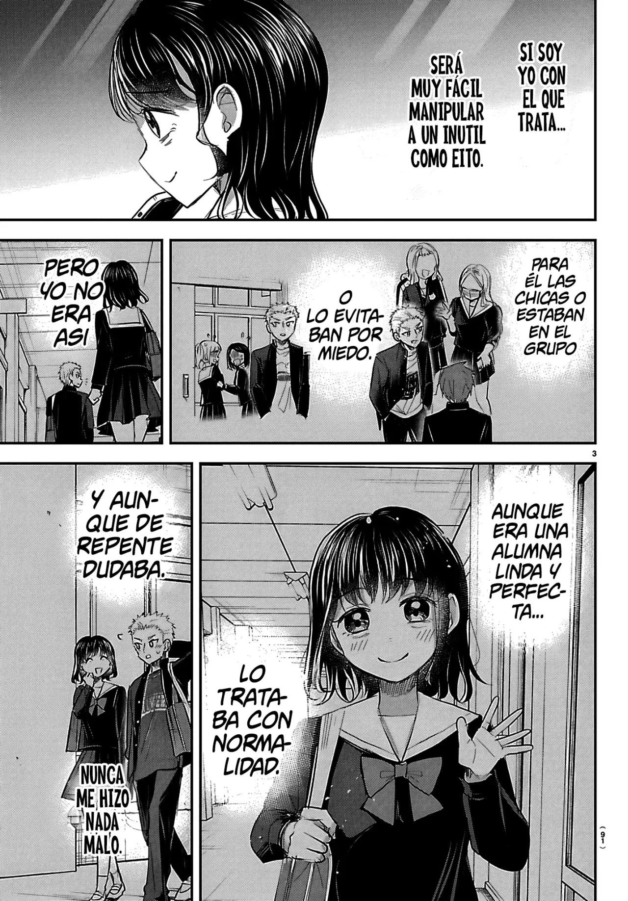 Kimi wa Yotsuba no Clover Capitulo 65: La malicia de los de secundaria. página 6