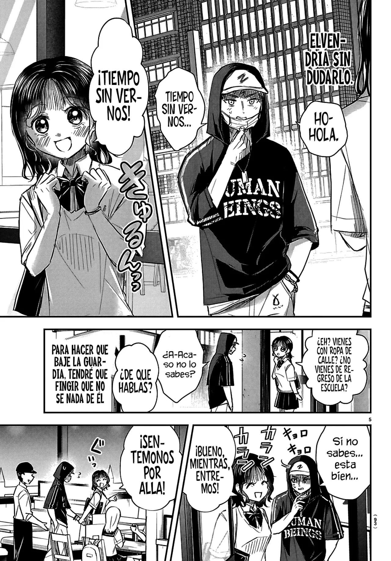 Kimi wa Yotsuba no Clover Capitulo 65: La malicia de los de secundaria. página 8