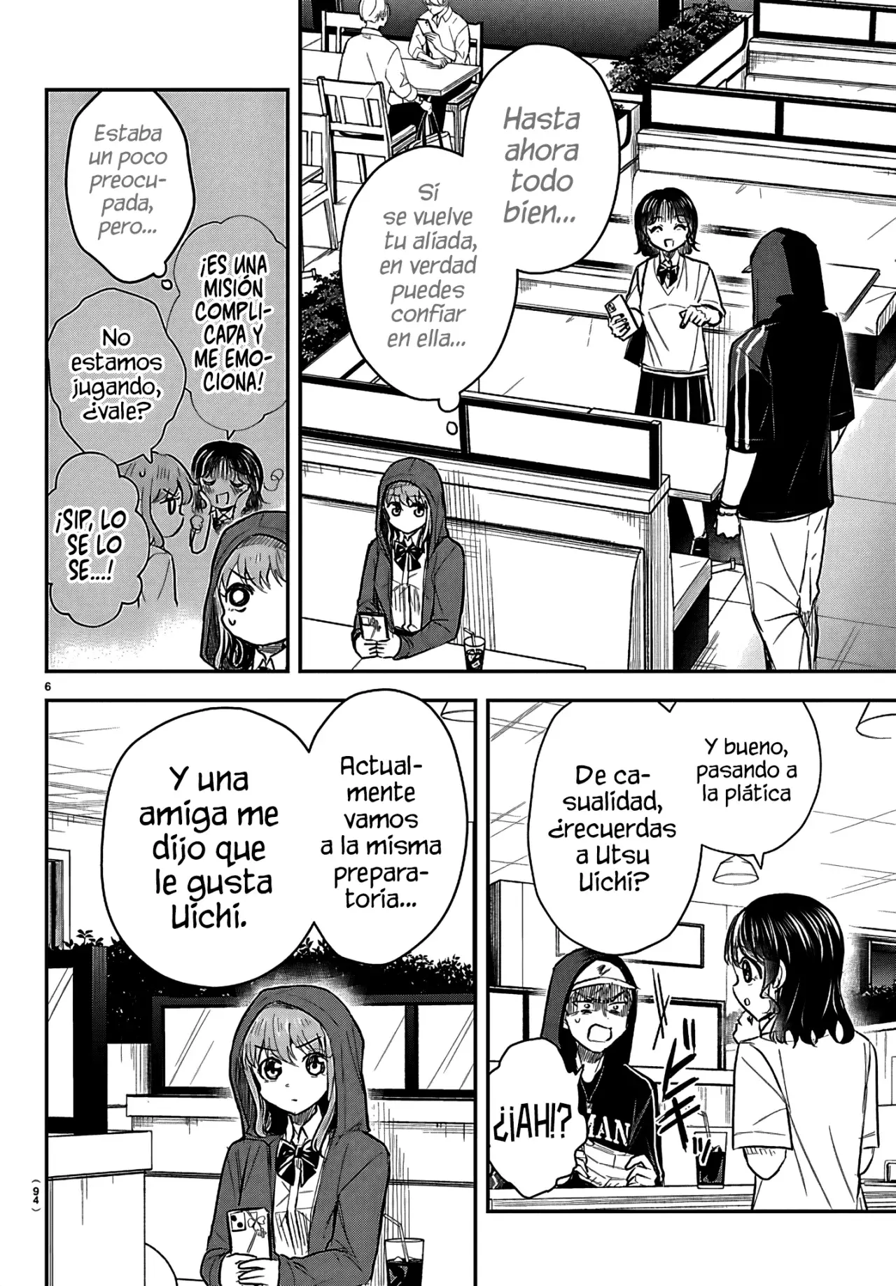 Kimi wa Yotsuba no Clover Capitulo 65: La malicia de los de secundaria. página 9
