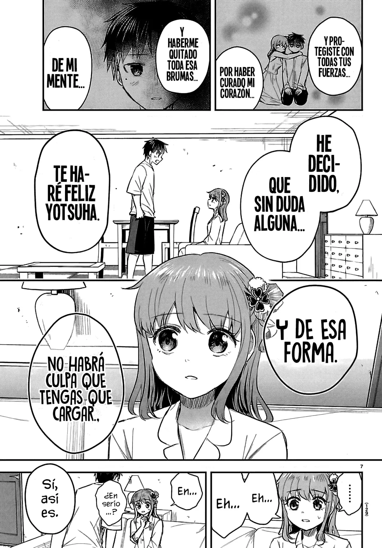 Kimi wa Yotsuba no Clover Capitulo 67: Lágrimas. página 10