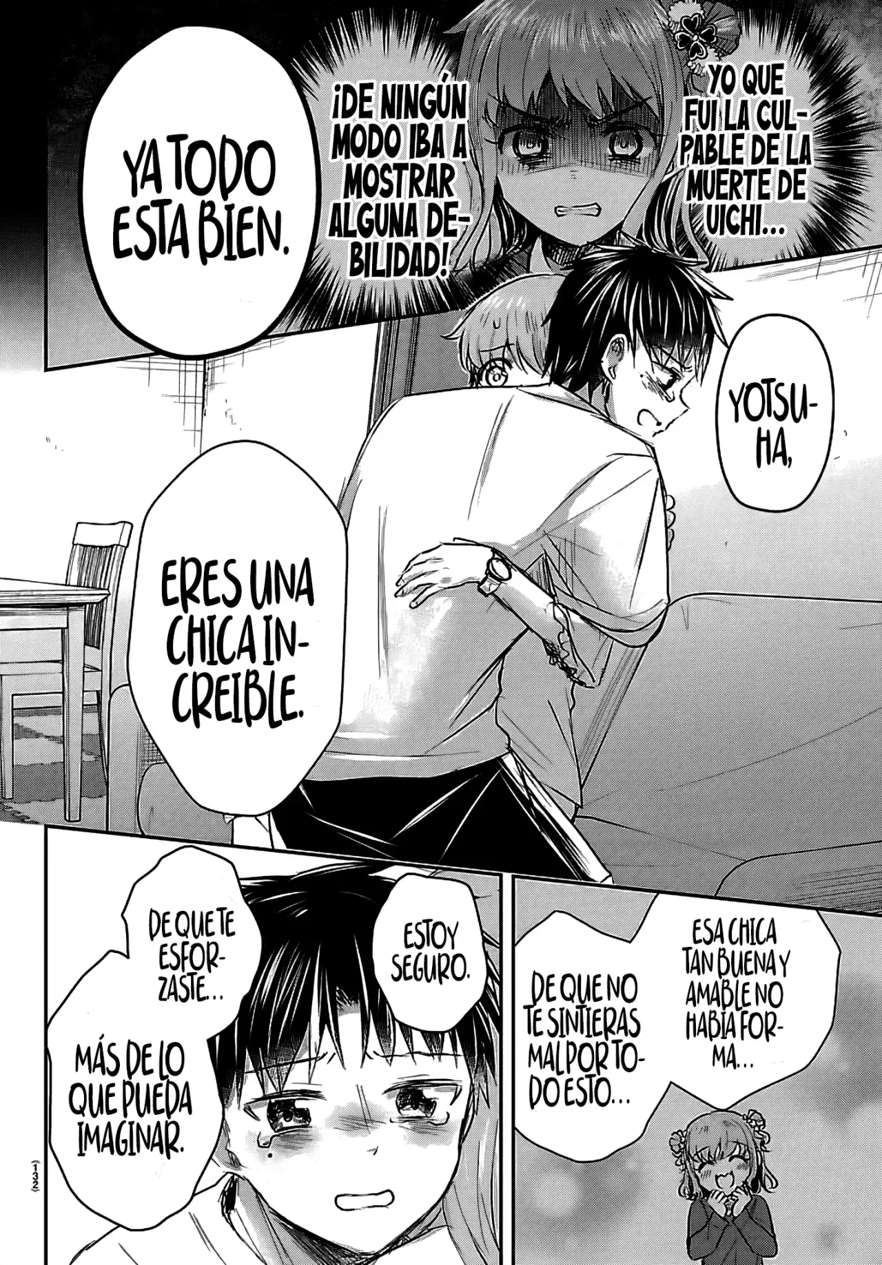 Kimi wa Yotsuba no Clover Capitulo 67: Lágrimas. página 13