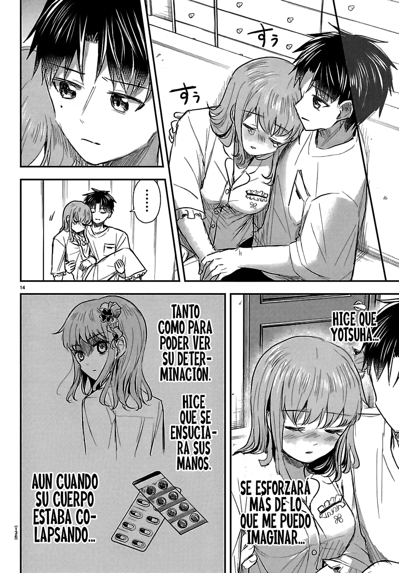 Kimi wa Yotsuba no Clover Capitulo 67: Lágrimas. página 17