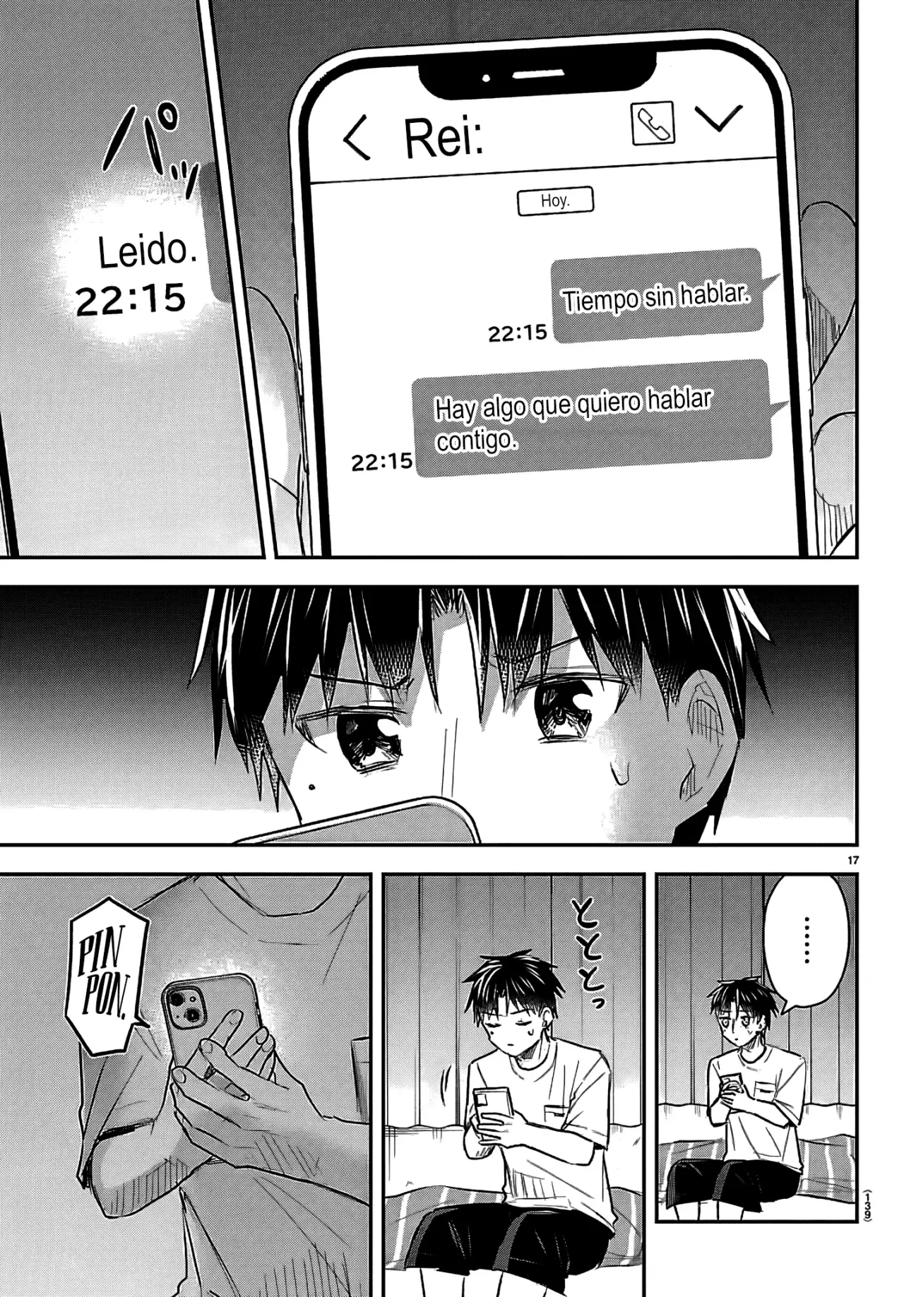 Kimi wa Yotsuba no Clover Capitulo 67: Lágrimas. página 20