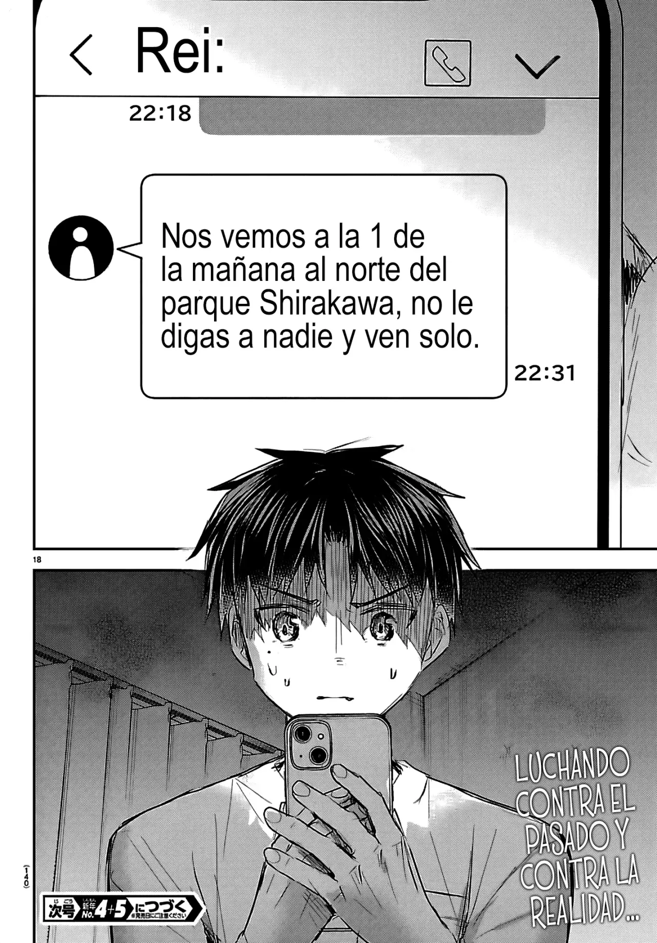 Kimi wa Yotsuba no Clover Capitulo 67: Lágrimas. página 21