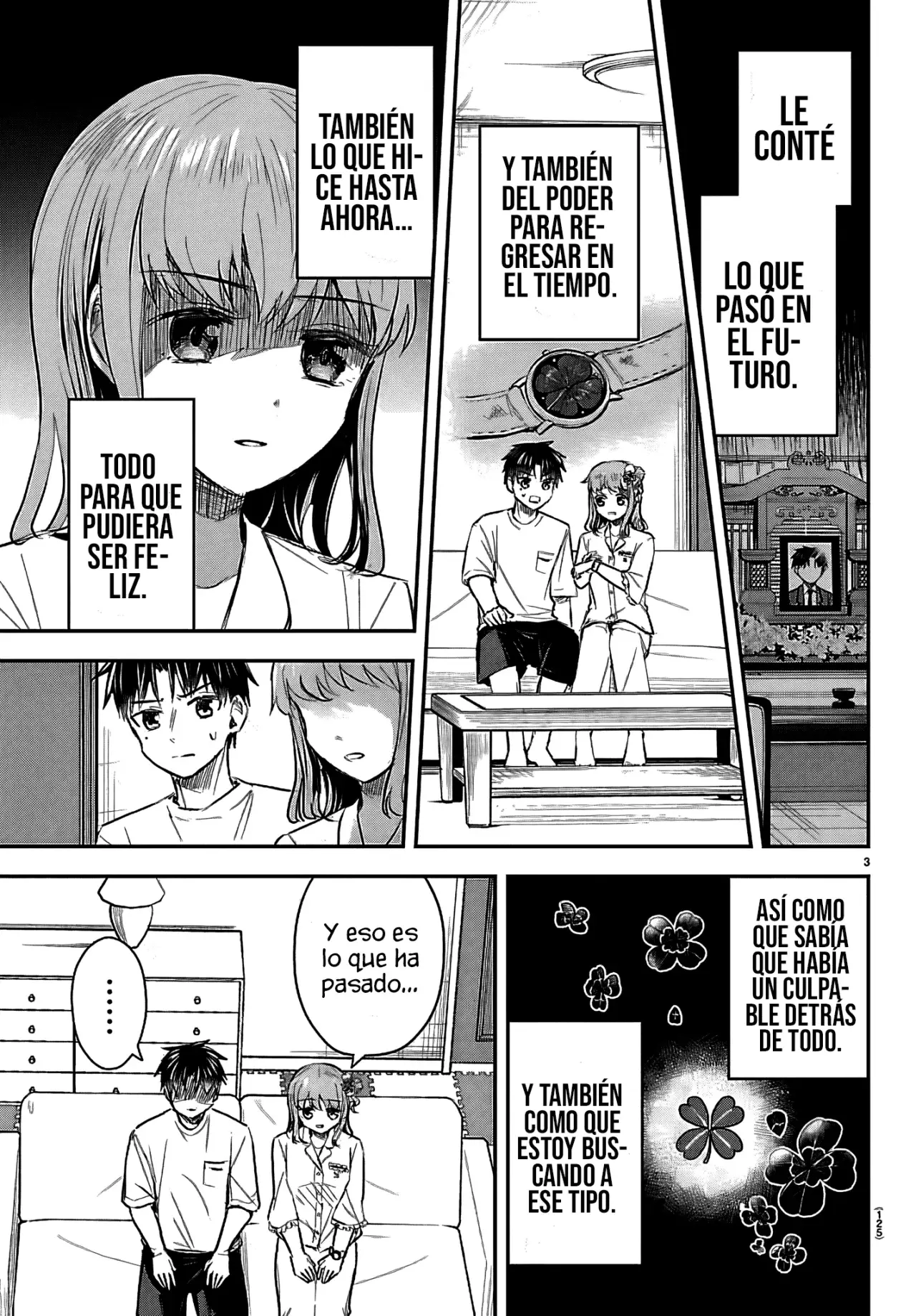Kimi wa Yotsuba no Clover Capitulo 67: Lágrimas. página 6