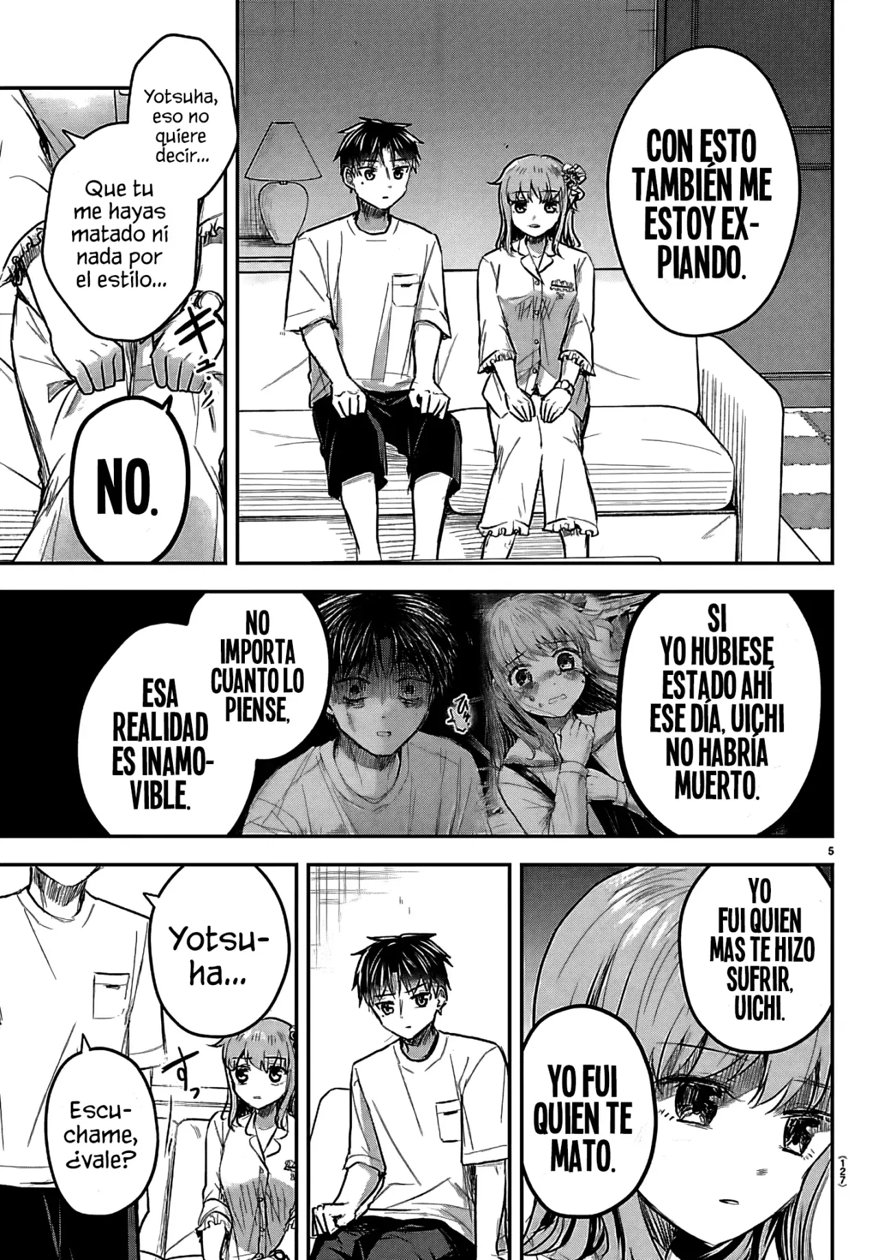 Kimi wa Yotsuba no Clover Capitulo 67: Lágrimas. página 8