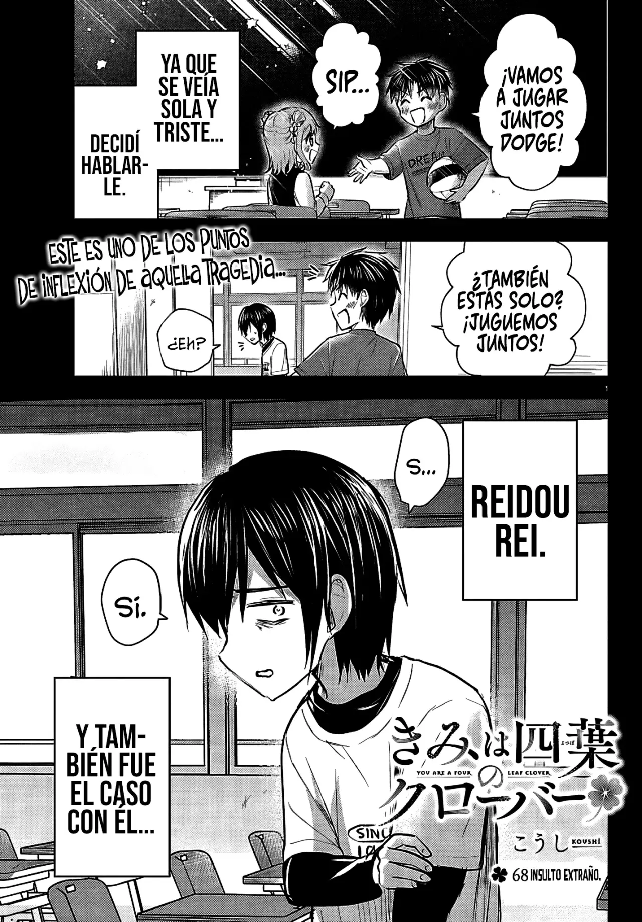 Kimi wa Yotsuba no Clover Capitulo 68: Insulto extraño. página 4