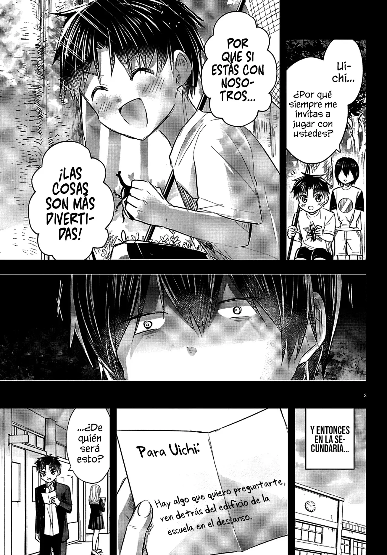 Kimi wa Yotsuba no Clover Capitulo 68: Insulto extraño. página 6