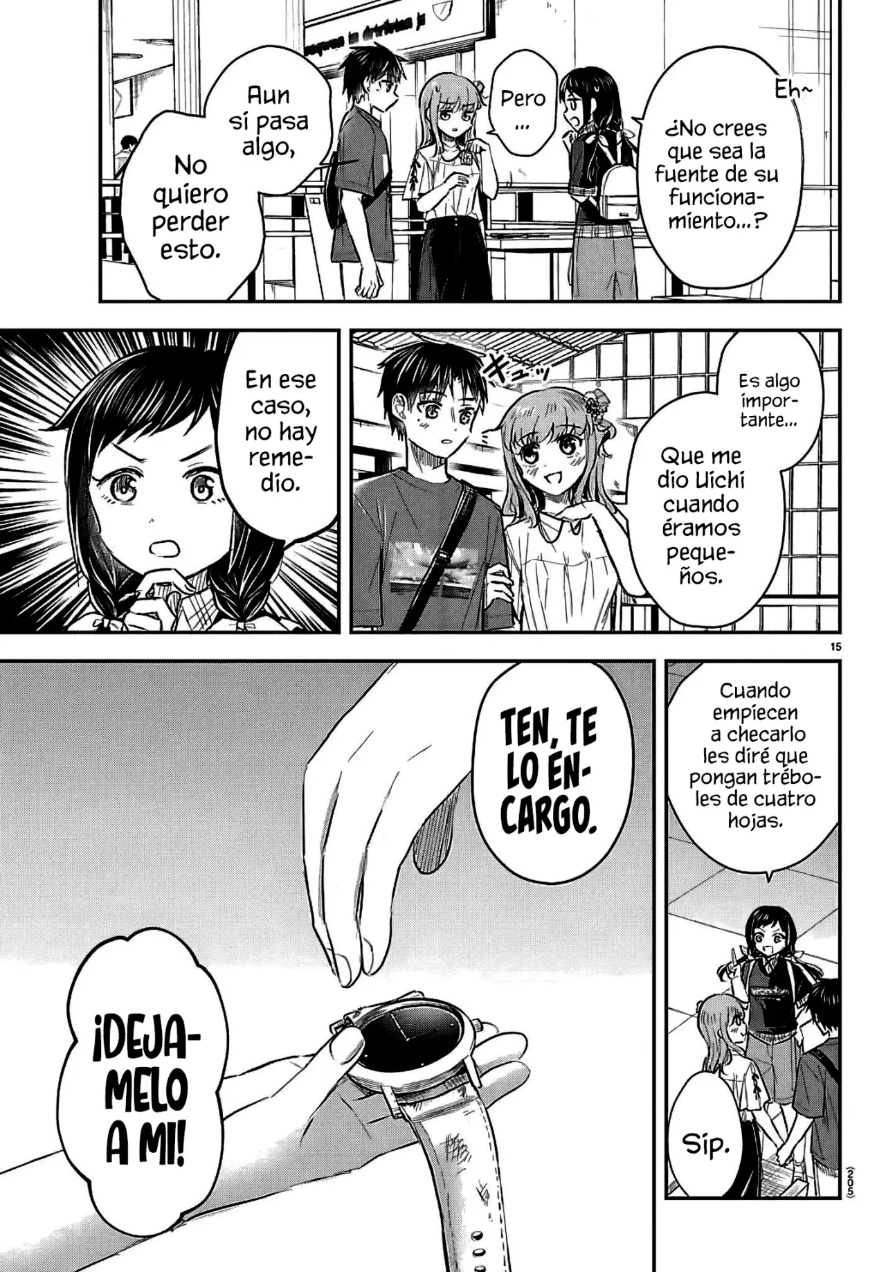 Kimi wa Yotsuba no Clover Capitulo 69: Amigo de la infancia. página 18