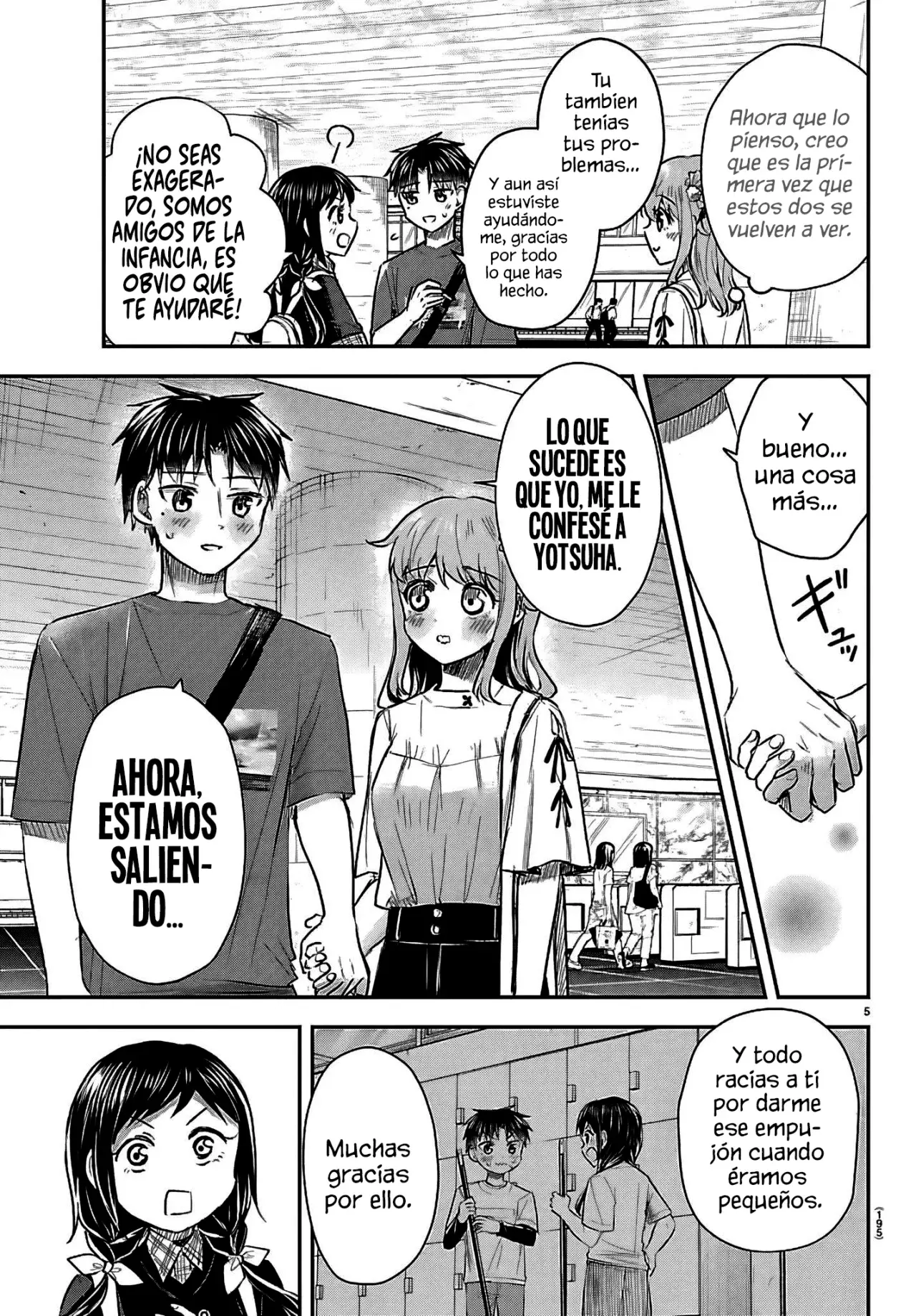 Kimi wa Yotsuba no Clover Capitulo 69: Amigo de la infancia. página 8