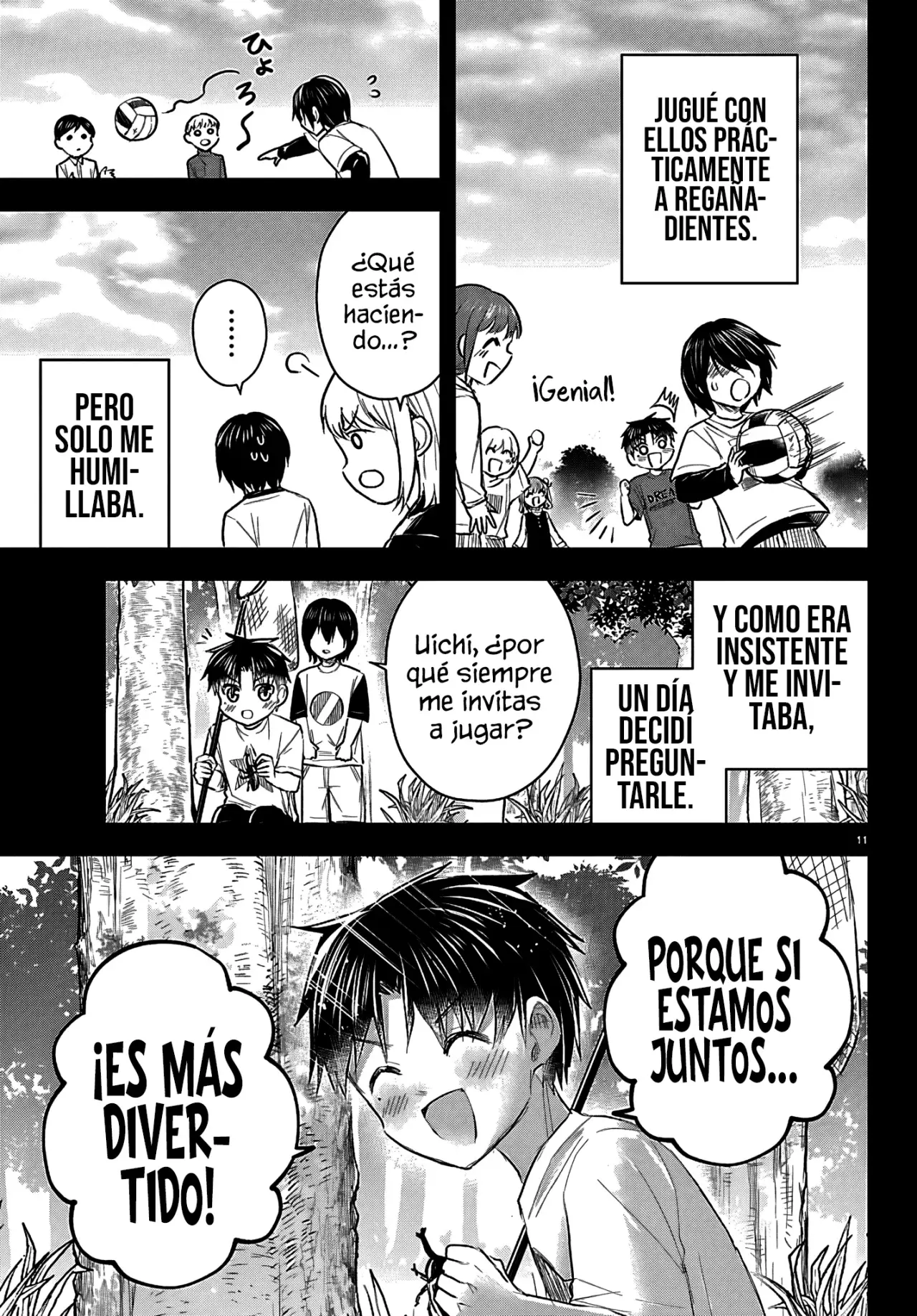 Kimi wa Yotsuba no Clover Capitulo 72: La primera página de la nota póstuma. página 14