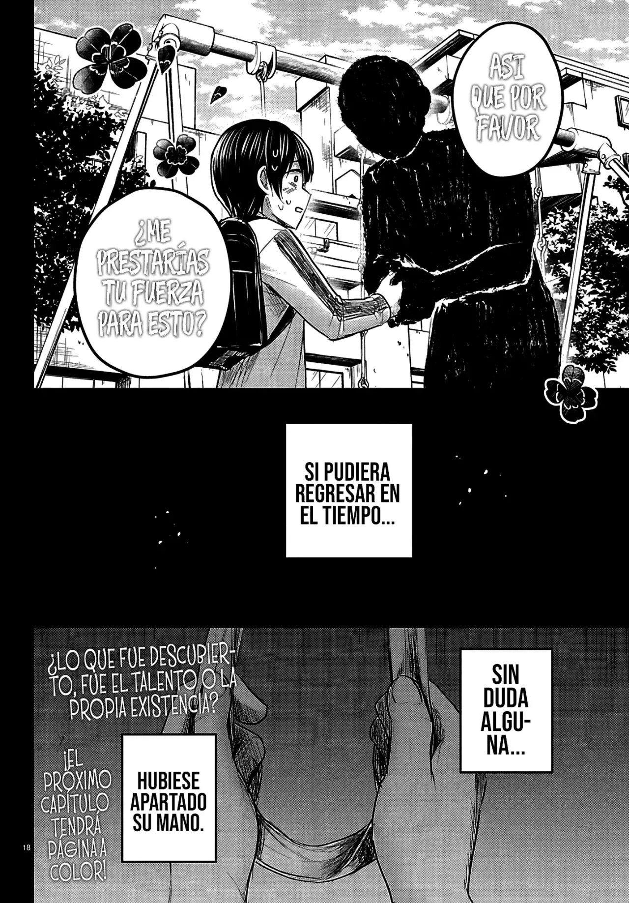 Kimi wa Yotsuba no Clover Capitulo 72: La primera página de la nota póstuma. página 21