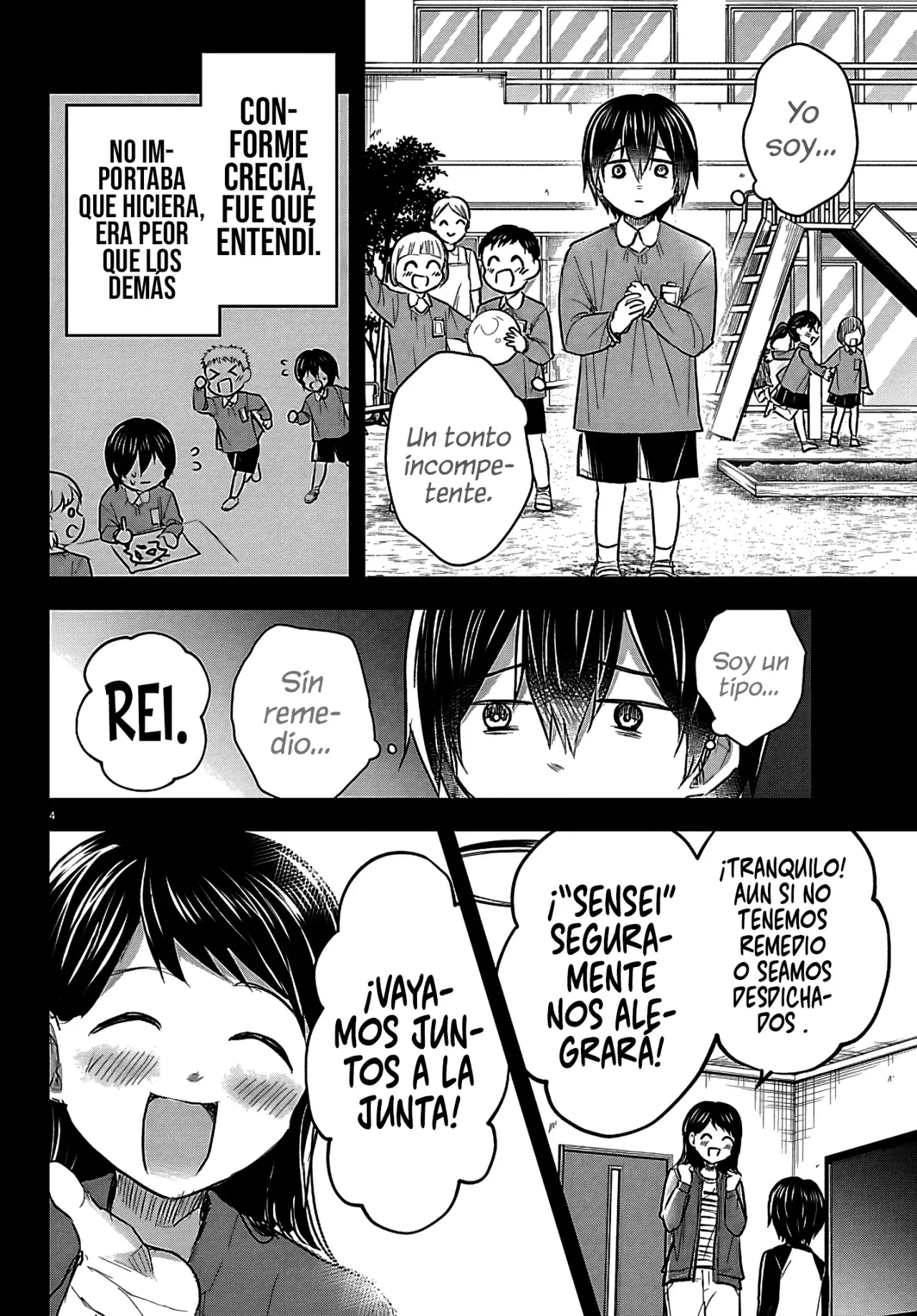 Kimi wa Yotsuba no Clover Capitulo 72: La primera página de la nota póstuma. página 7