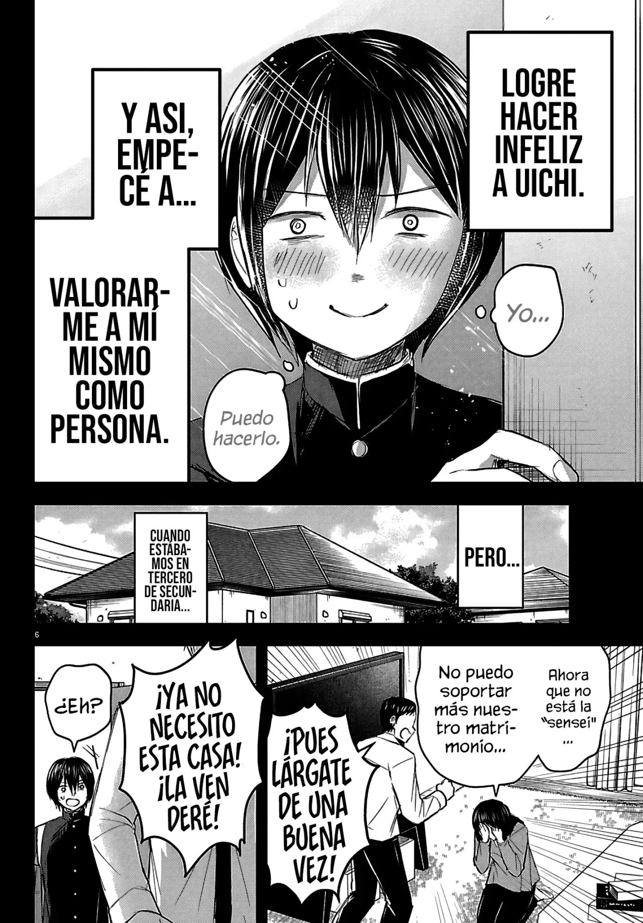 Kimi wa Yotsuba no Clover Capitulo 73: La segunda página de la nota póstuma. página 10