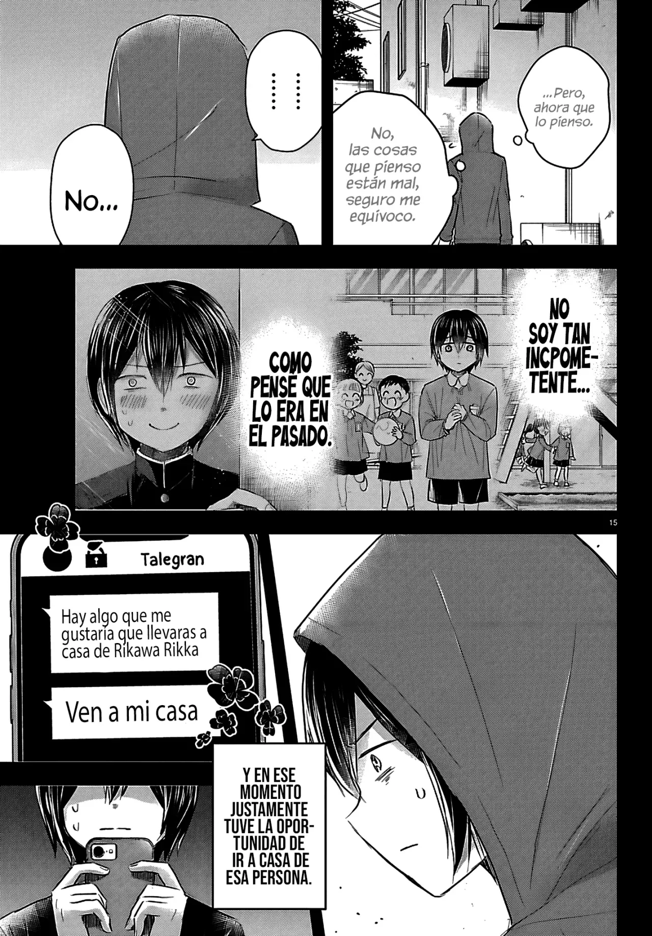 Kimi wa Yotsuba no Clover Capitulo 73: La segunda página de la nota póstuma. página 19