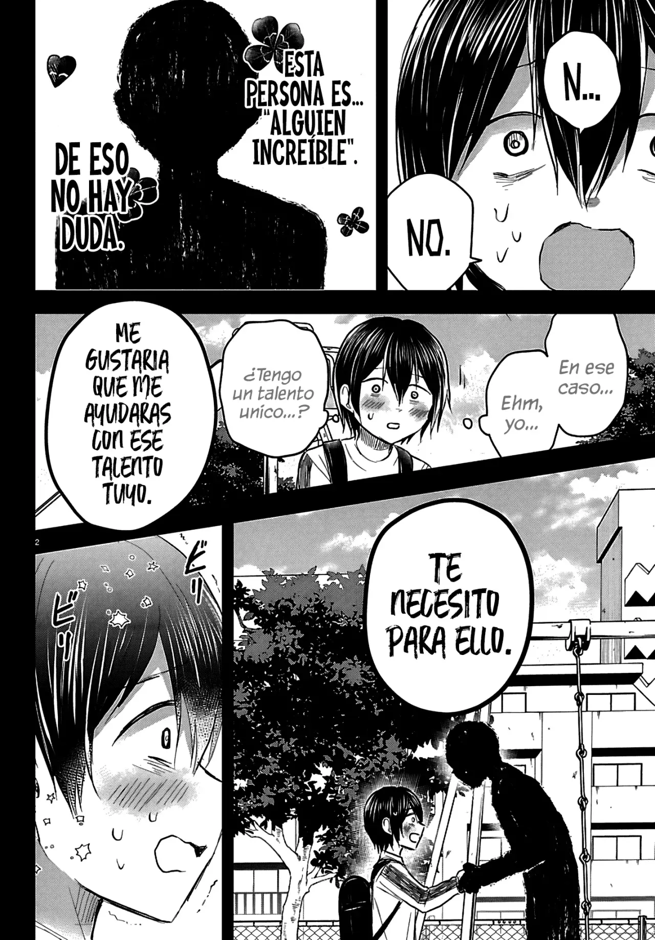 Kimi wa Yotsuba no Clover Capitulo 73: La segunda página de la nota póstuma. página 6