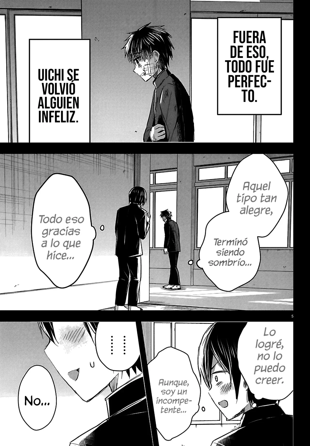 Kimi wa Yotsuba no Clover Capitulo 73: La segunda página de la nota póstuma. página 9