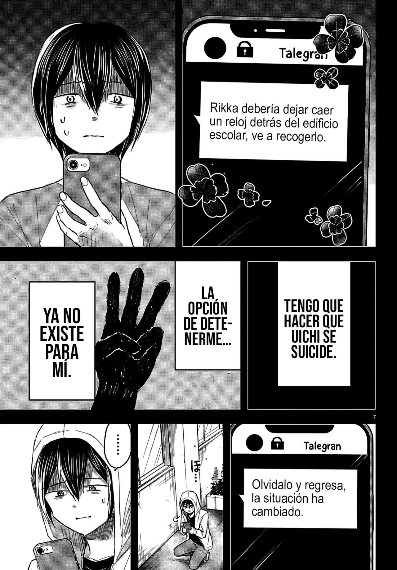 Kimi wa Yotsuba no Clover Capitulo 74: La tercera página de la nota póstuma. página 10