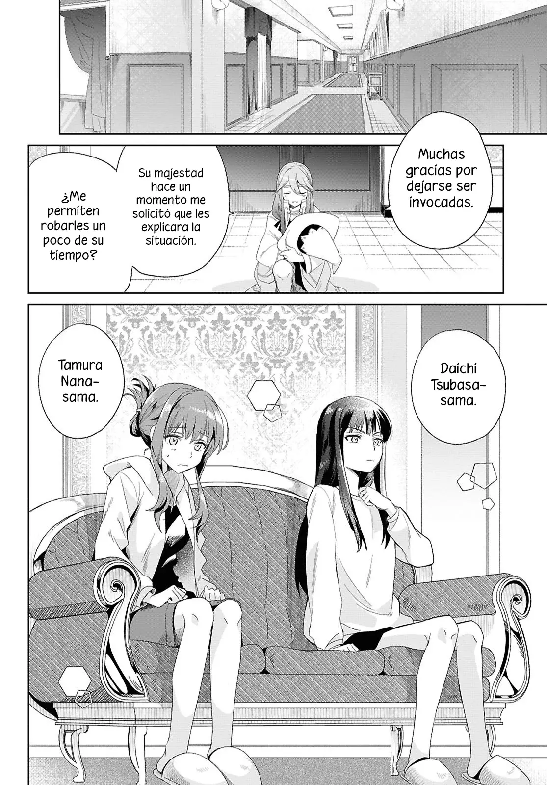 Muryoku Seijo to Munou Oujo ~Maryoku Zero de Shoukansareta Seijo no Isekai Kyuukokuki~ Capitulo 1 página 12