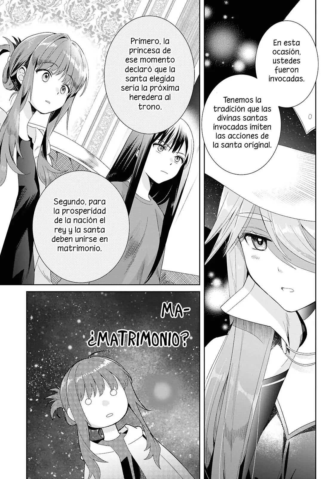 Muryoku Seijo to Munou Oujo ~Maryoku Zero de Shoukansareta Seijo no Isekai Kyuukokuki~ Capitulo 1 página 15