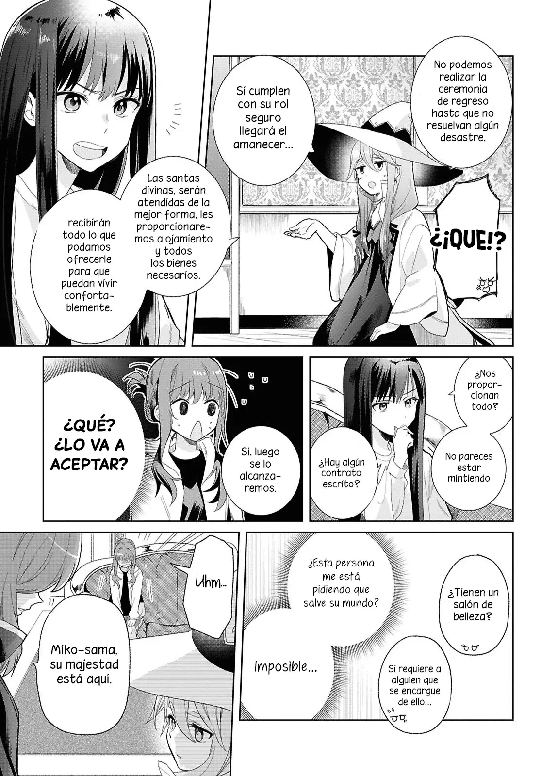Muryoku Seijo to Munou Oujo ~Maryoku Zero de Shoukansareta Seijo no Isekai Kyuukokuki~ Capitulo 1 página 17