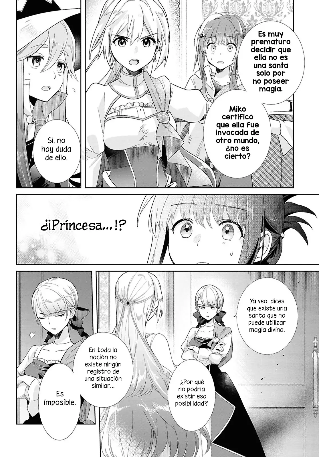 Muryoku Seijo to Munou Oujo ~Maryoku Zero de Shoukansareta Seijo no Isekai Kyuukokuki~ Capitulo 1 página 26