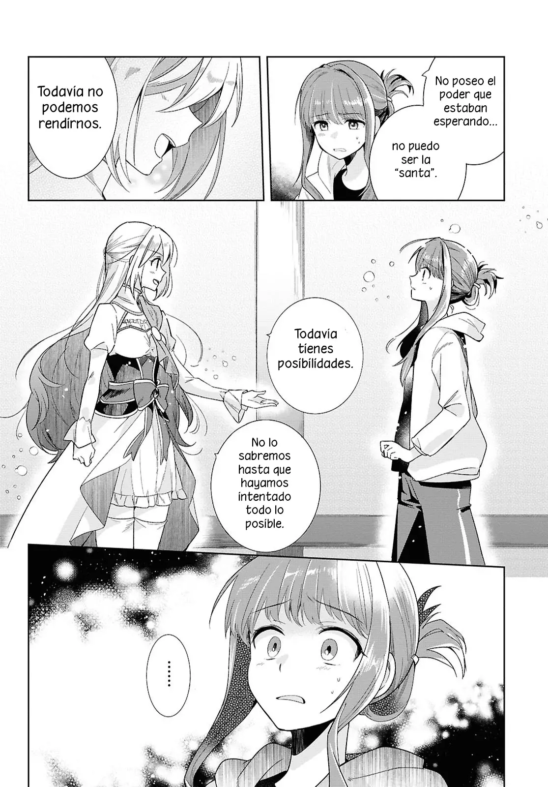 Muryoku Seijo to Munou Oujo ~Maryoku Zero de Shoukansareta Seijo no Isekai Kyuukokuki~ Capitulo 1 página 34