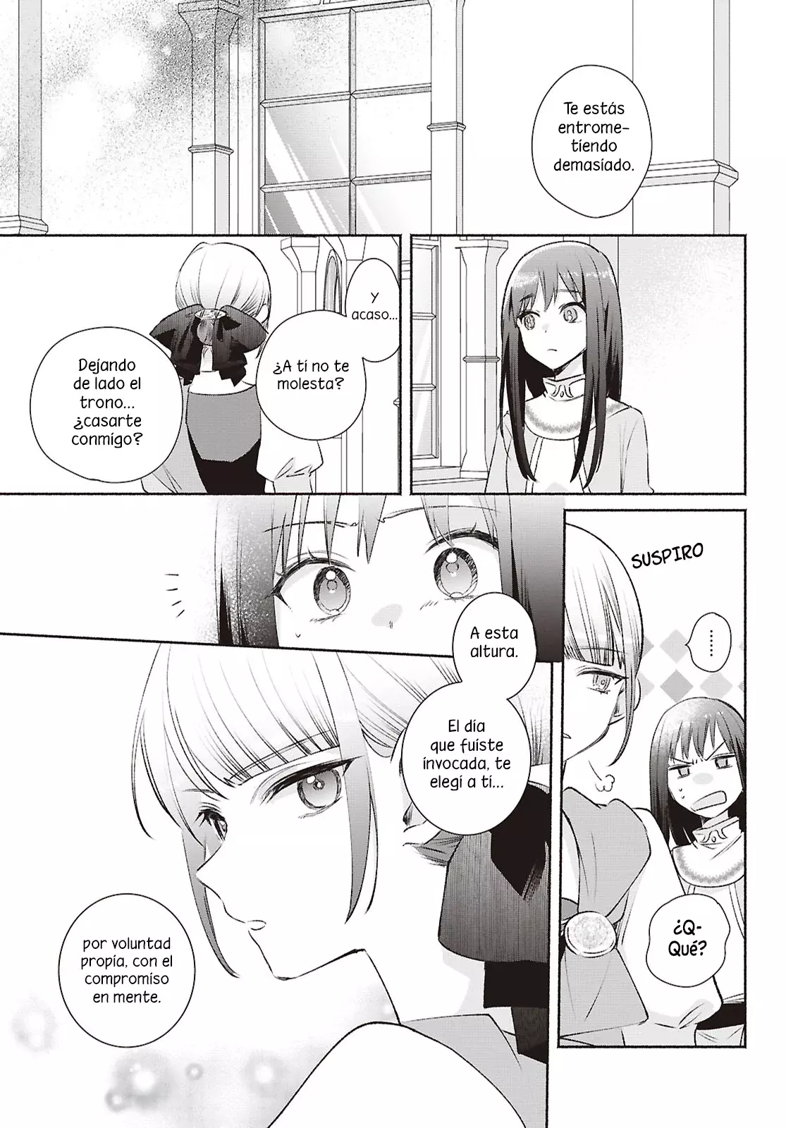 Muryoku Seijo to Munou Oujo ~Maryoku Zero de Shoukansareta Seijo no Isekai Kyuukokuki~ Capitulo 13 página 9