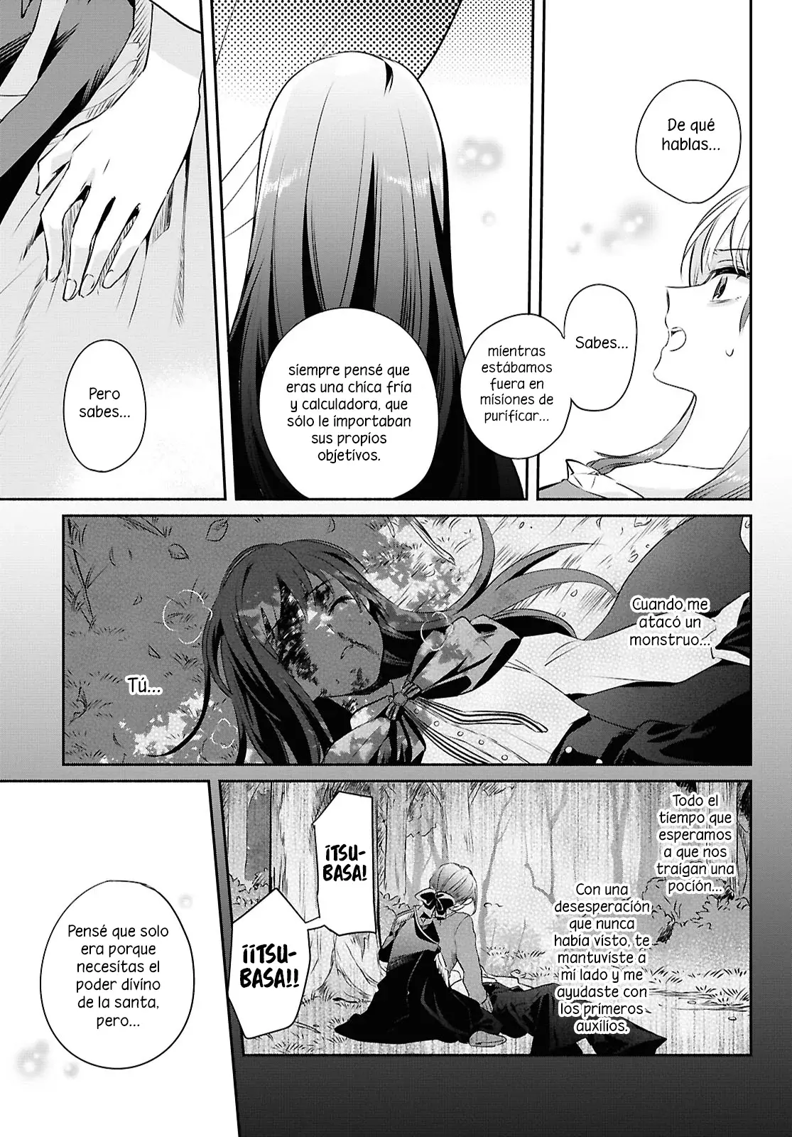 Muryoku Seijo to Munou Oujo ~Maryoku Zero de Shoukansareta Seijo no Isekai Kyuukokuki~ Capitulo 15 página 10