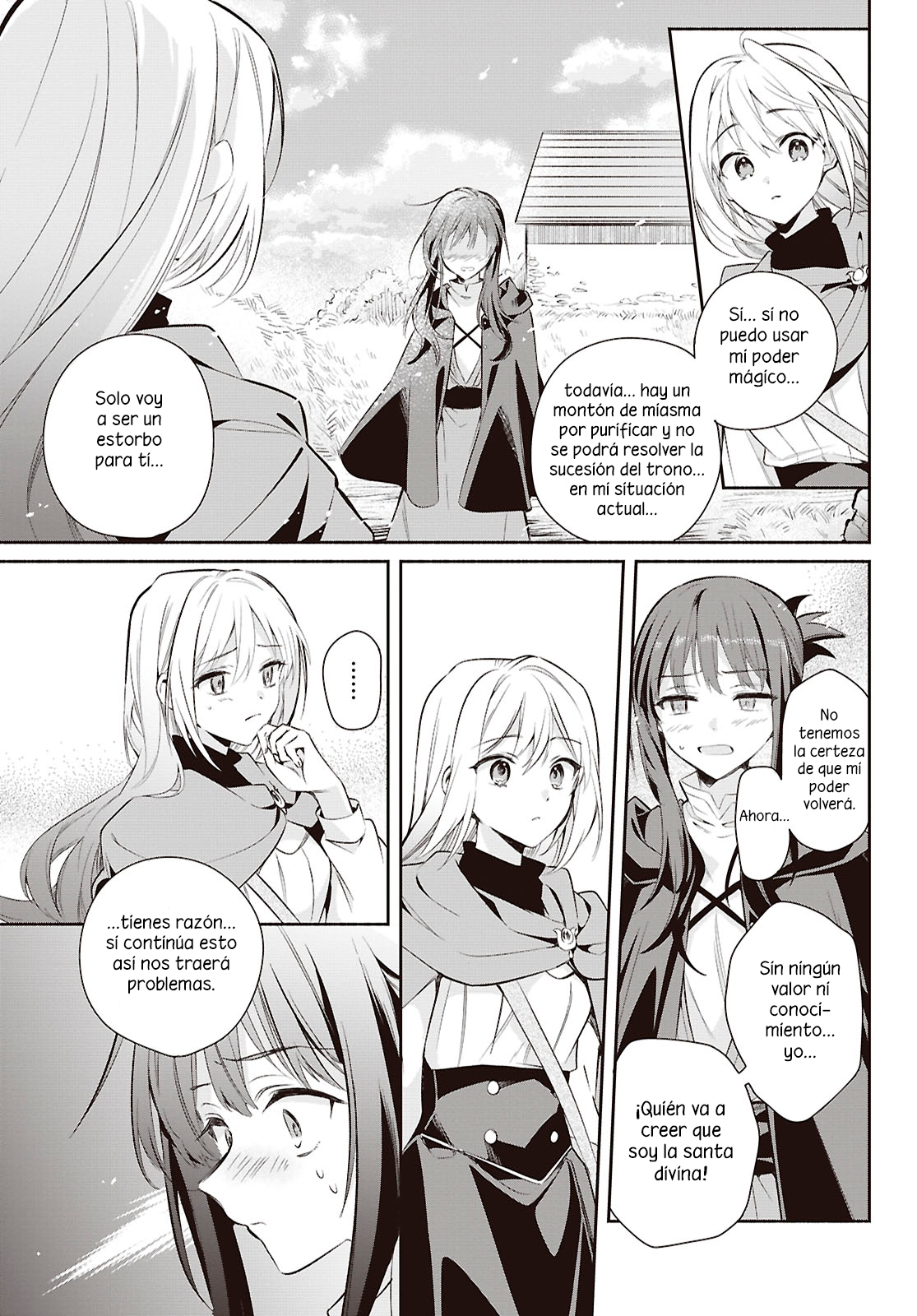 Muryoku Seijo to Munou Oujo ~Maryoku Zero de Shoukansareta Seijo no Isekai Kyuukokuki~ Capitulo 16 página 26