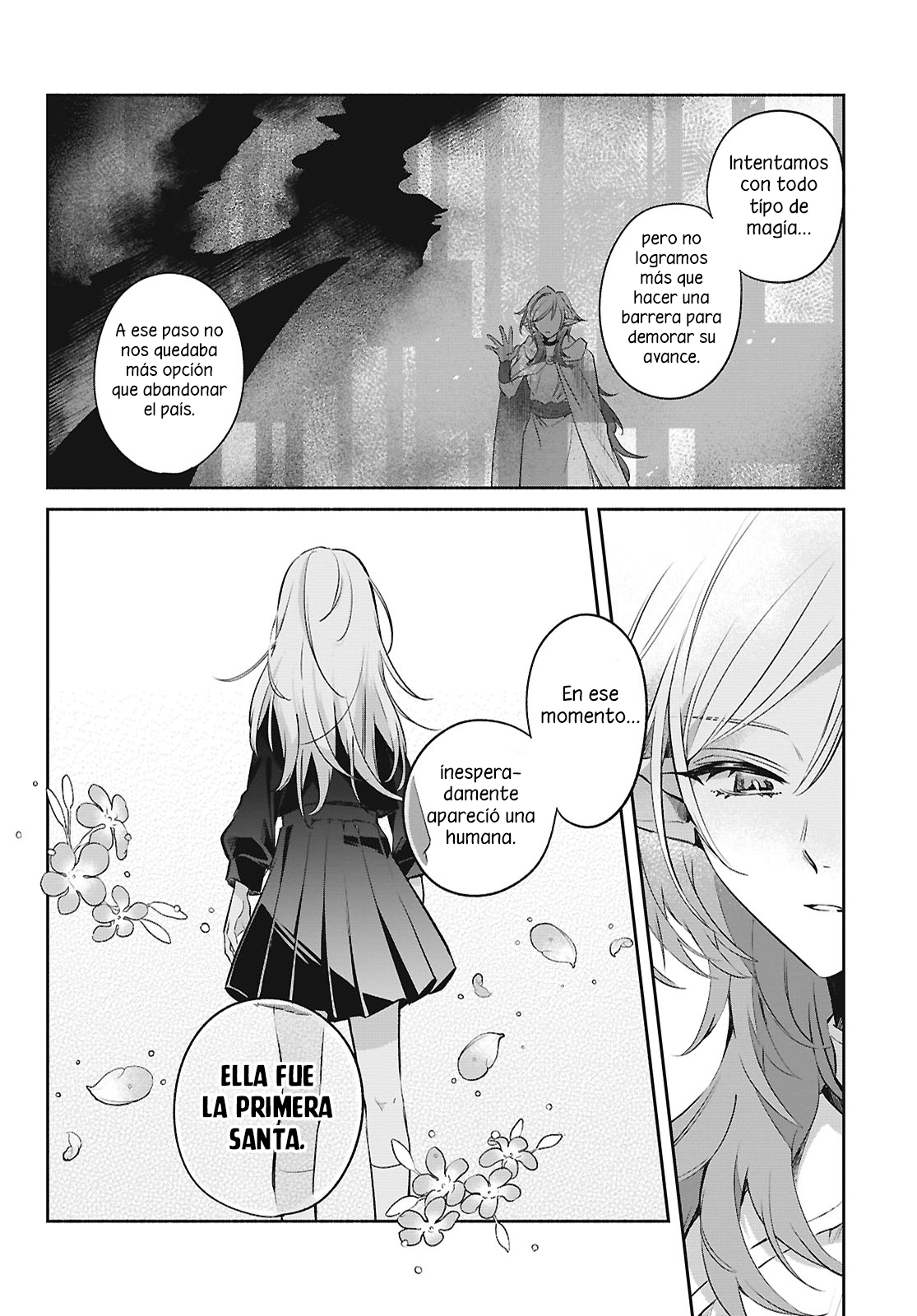 Muryoku Seijo to Munou Oujo ~Maryoku Zero de Shoukansareta Seijo no Isekai Kyuukokuki~ Capitulo 18 página 5