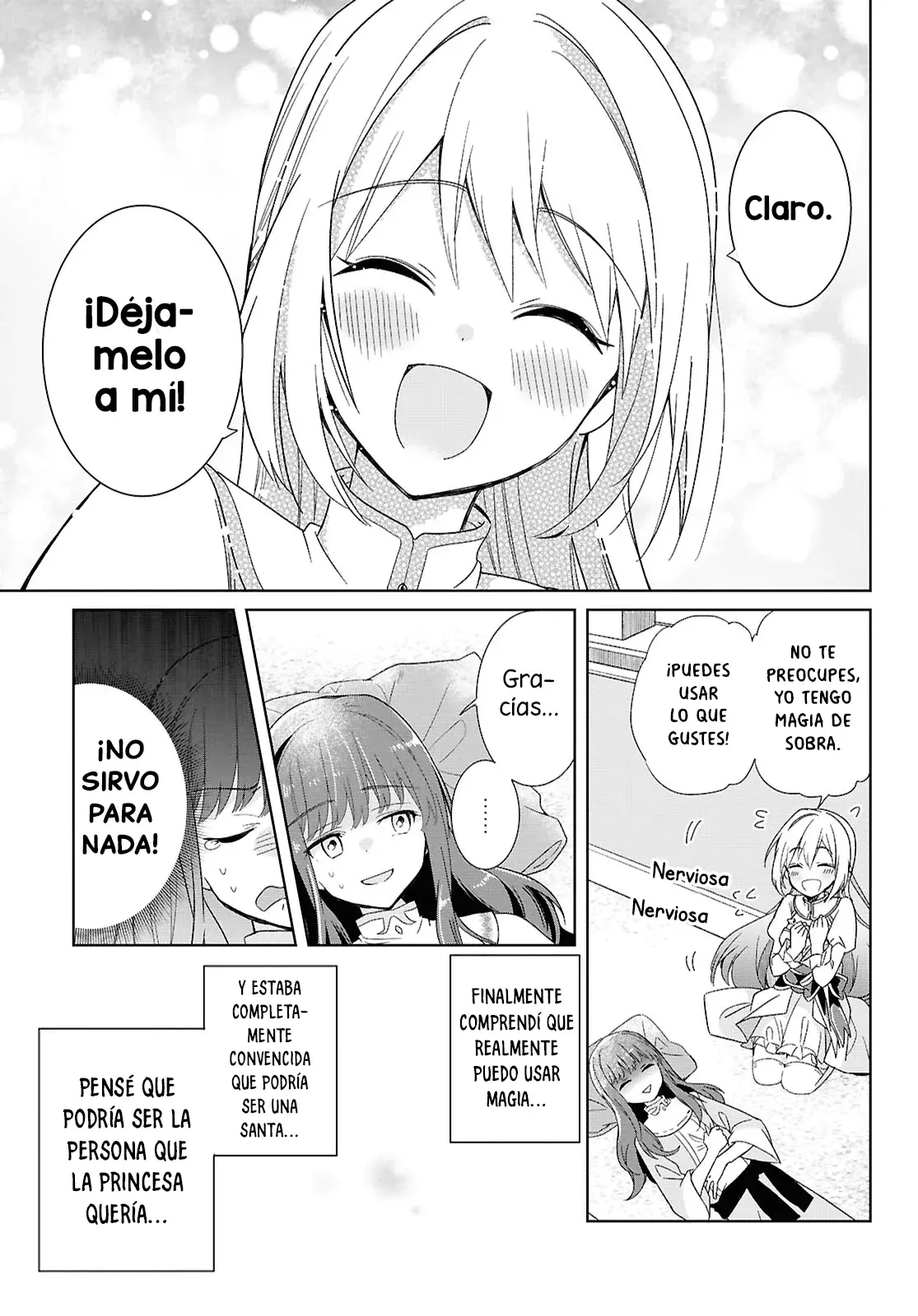Muryoku Seijo to Munou Oujo ~Maryoku Zero de Shoukansareta Seijo no Isekai Kyuukokuki~ Capitulo 2 página 25